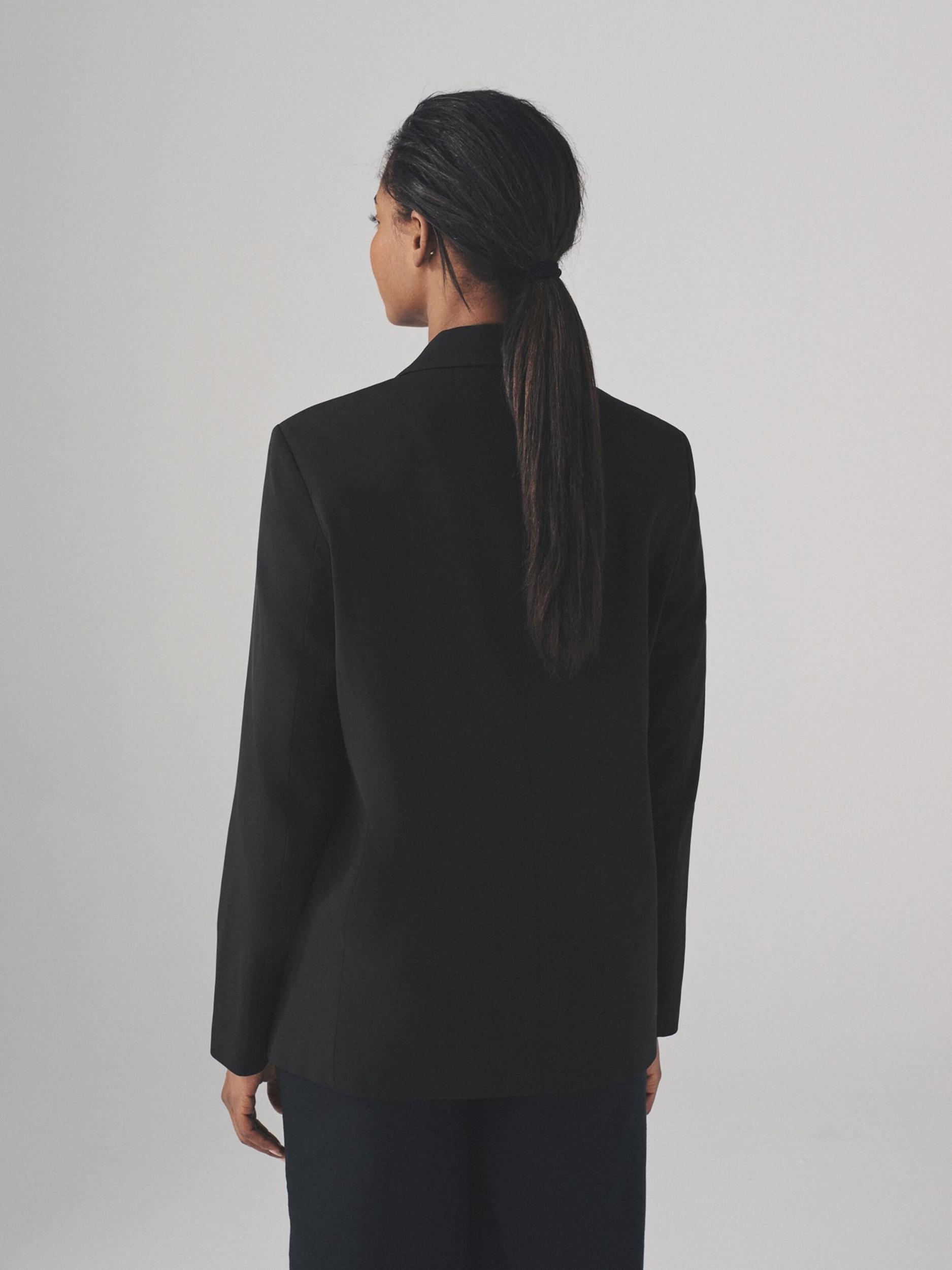 The Set Blazer črna