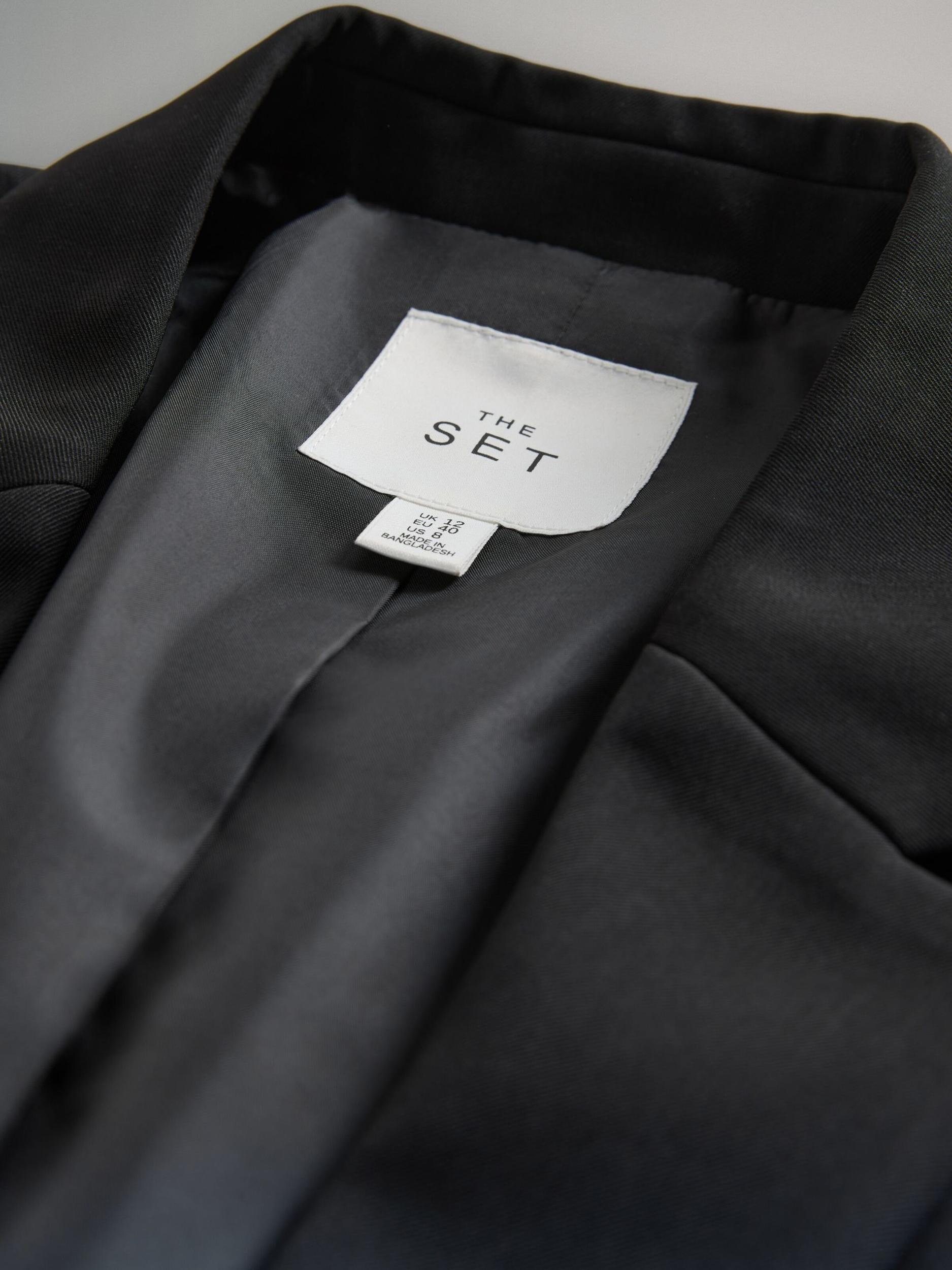 The Set Blazer črna