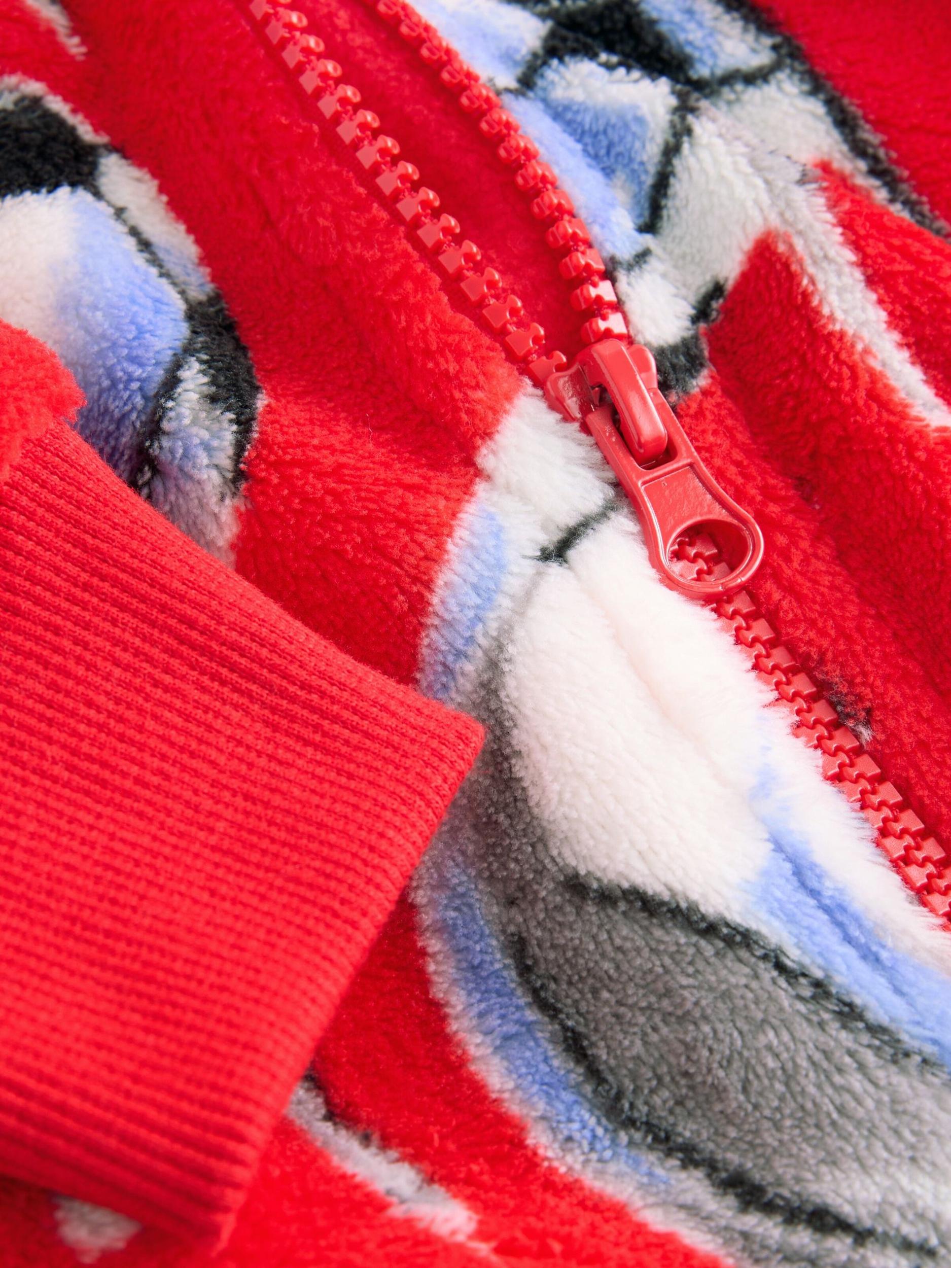 Next Pižama modra / siva / rdeča / bela