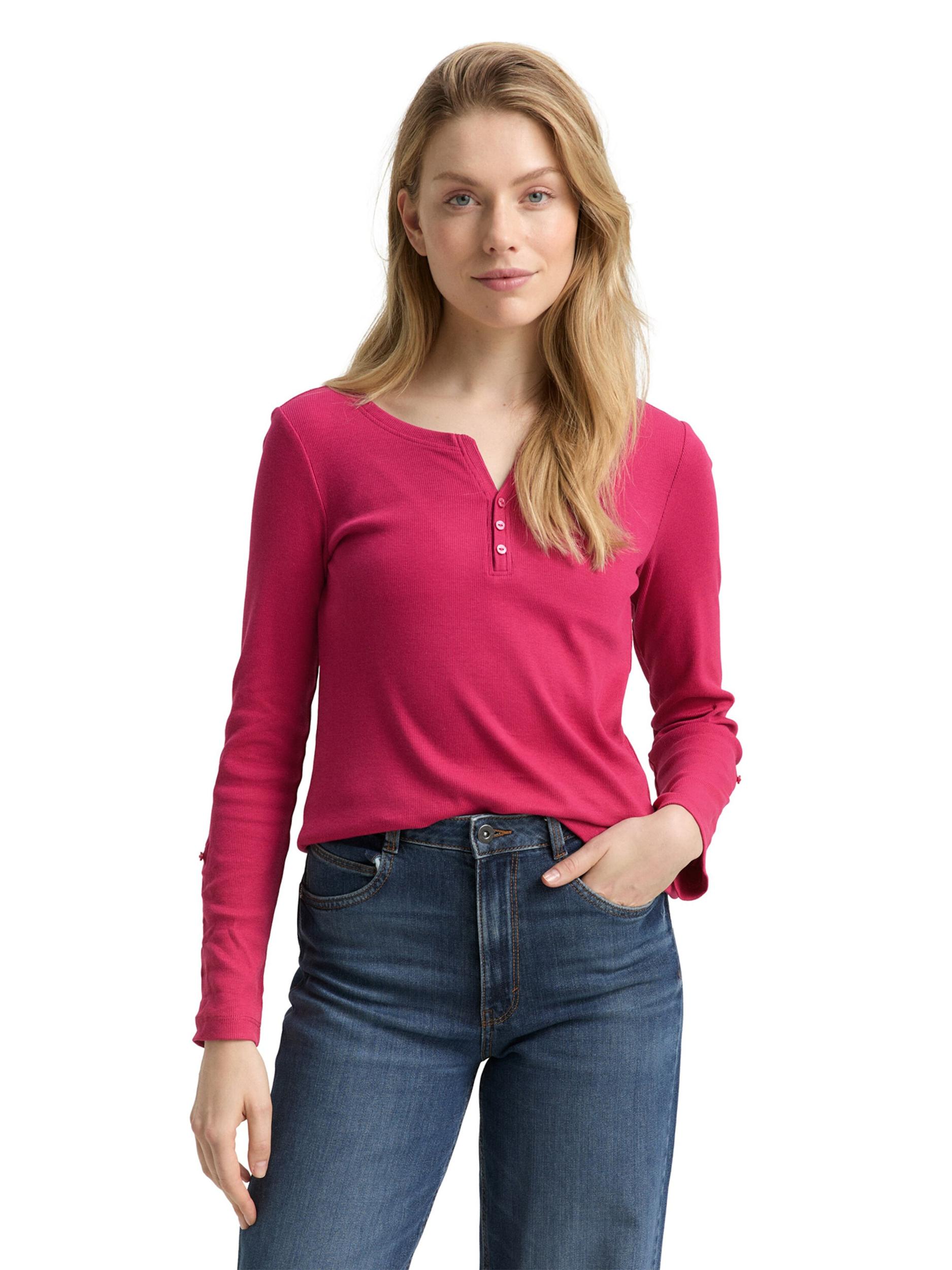 TOM TAILOR Majica temno roza