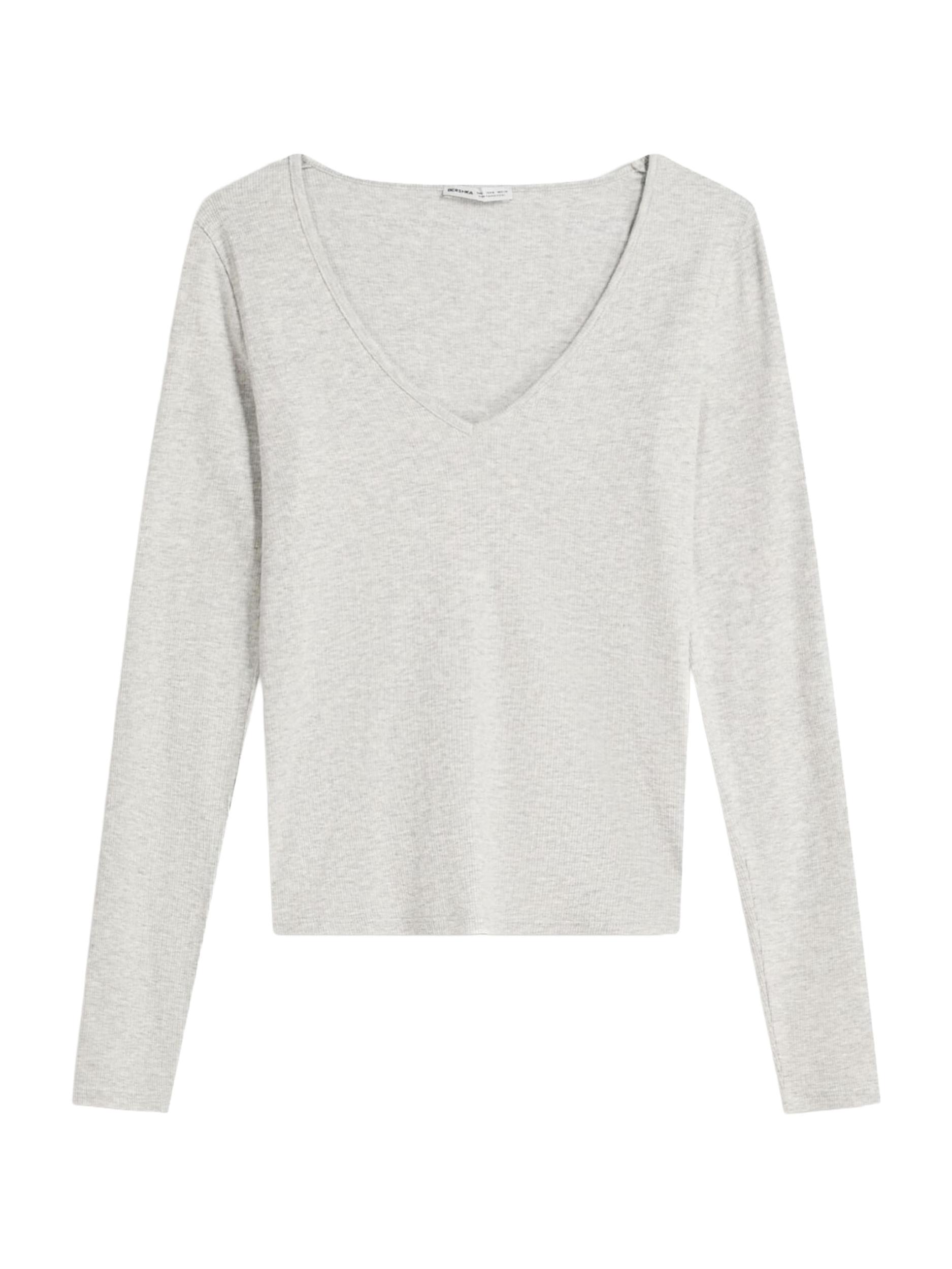 Bershka Majica siva