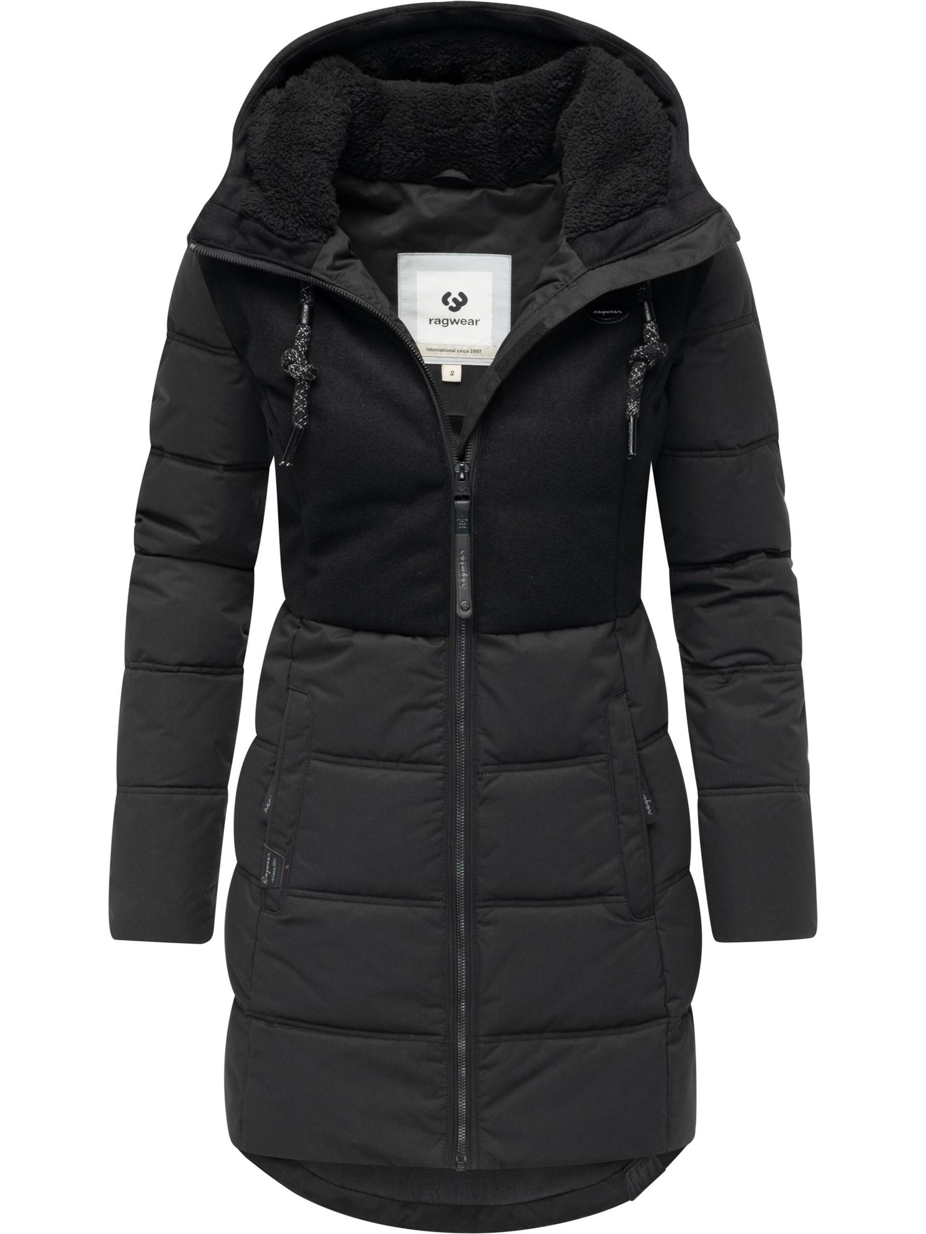 Ragwear Zimski plašč 'Ashani' črna