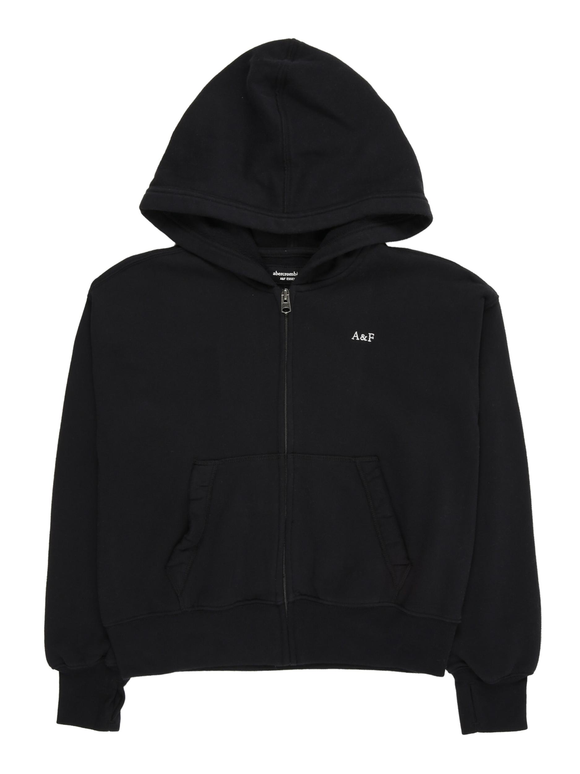 Abercrombie & Fitch Jopa na zadrgo 'ESSENTIAL' črna
