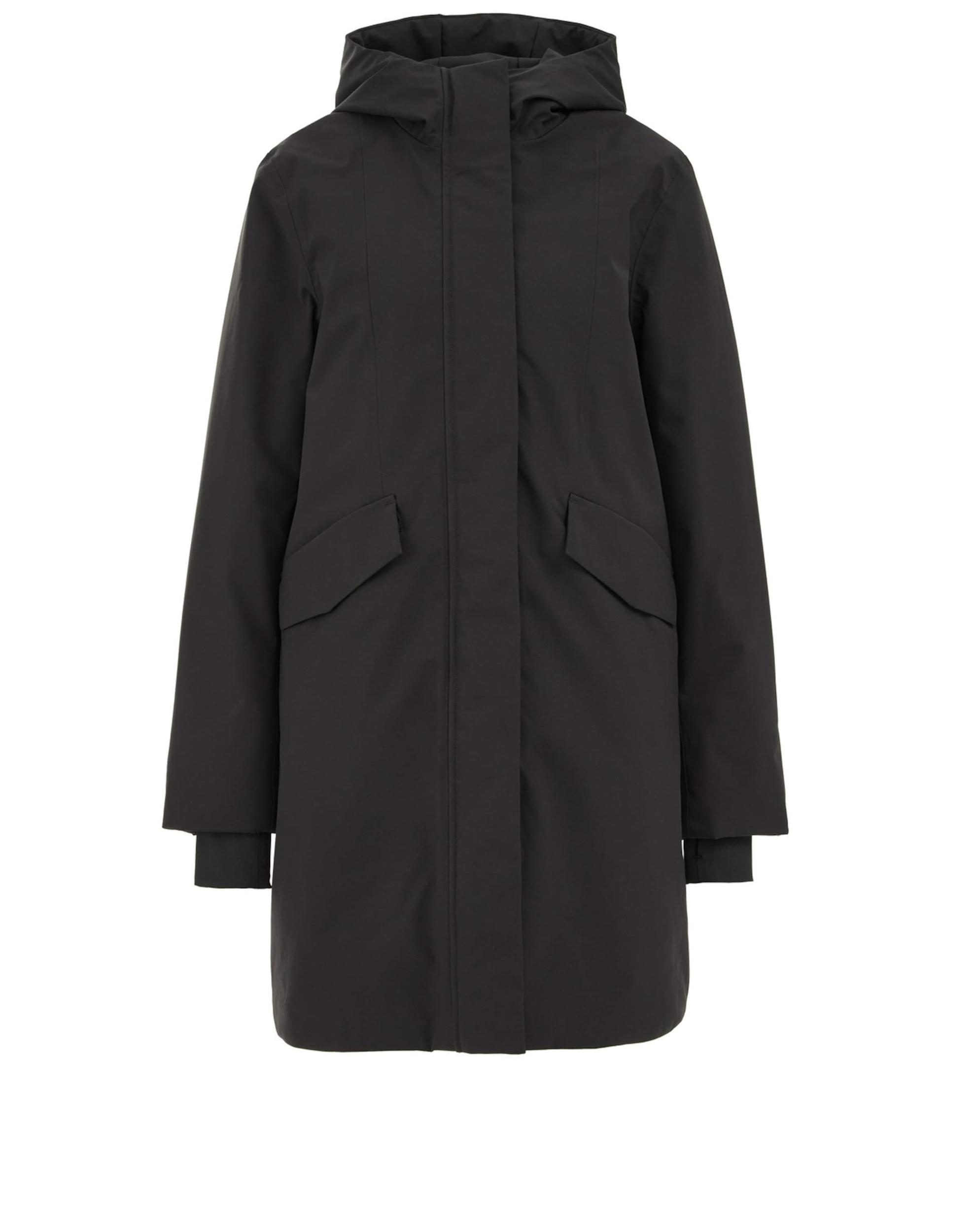 WE Fashion Prehodna jakna črna