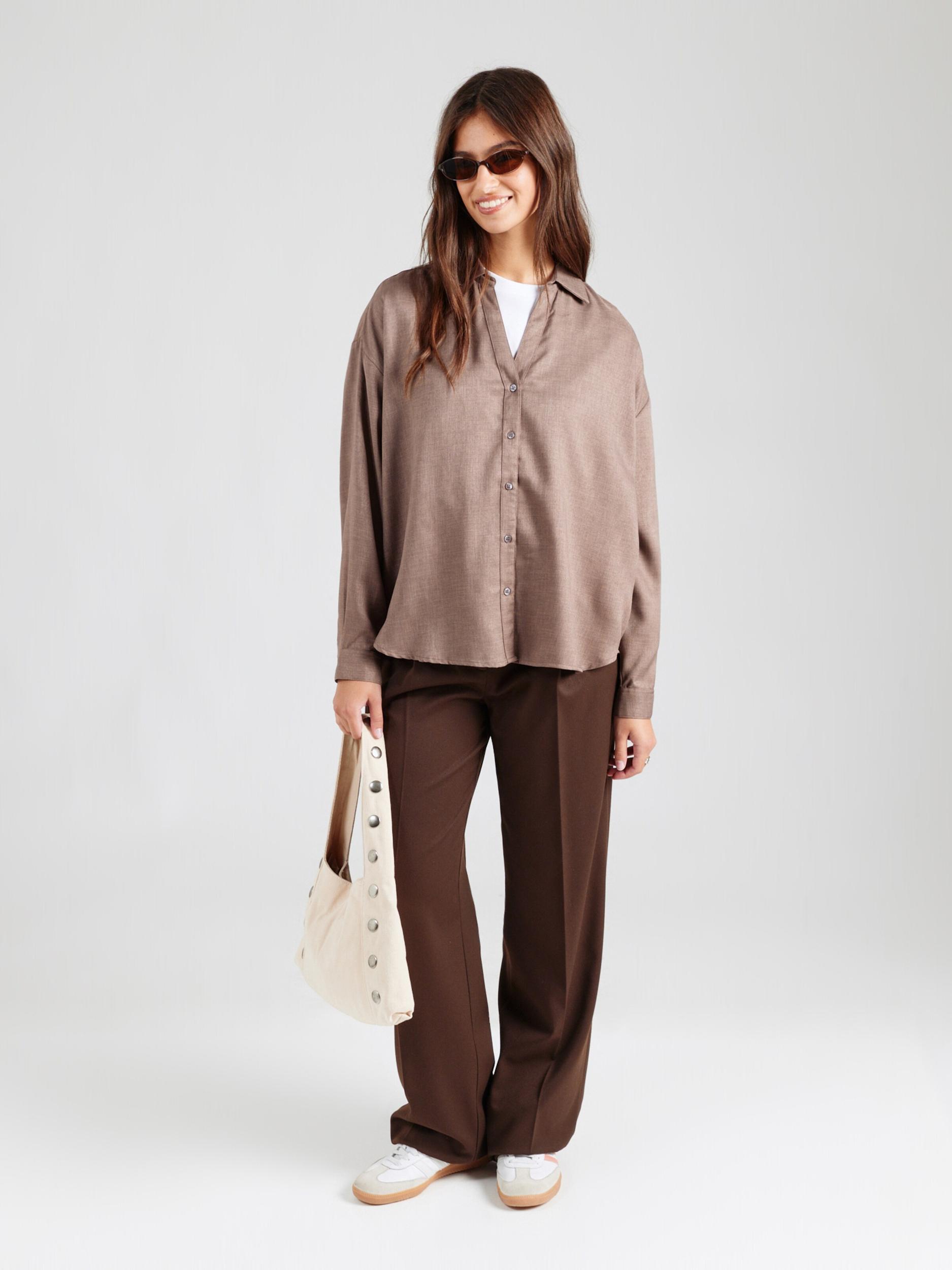 ONLY Bluza 'HARRIET' pikčasto rjava