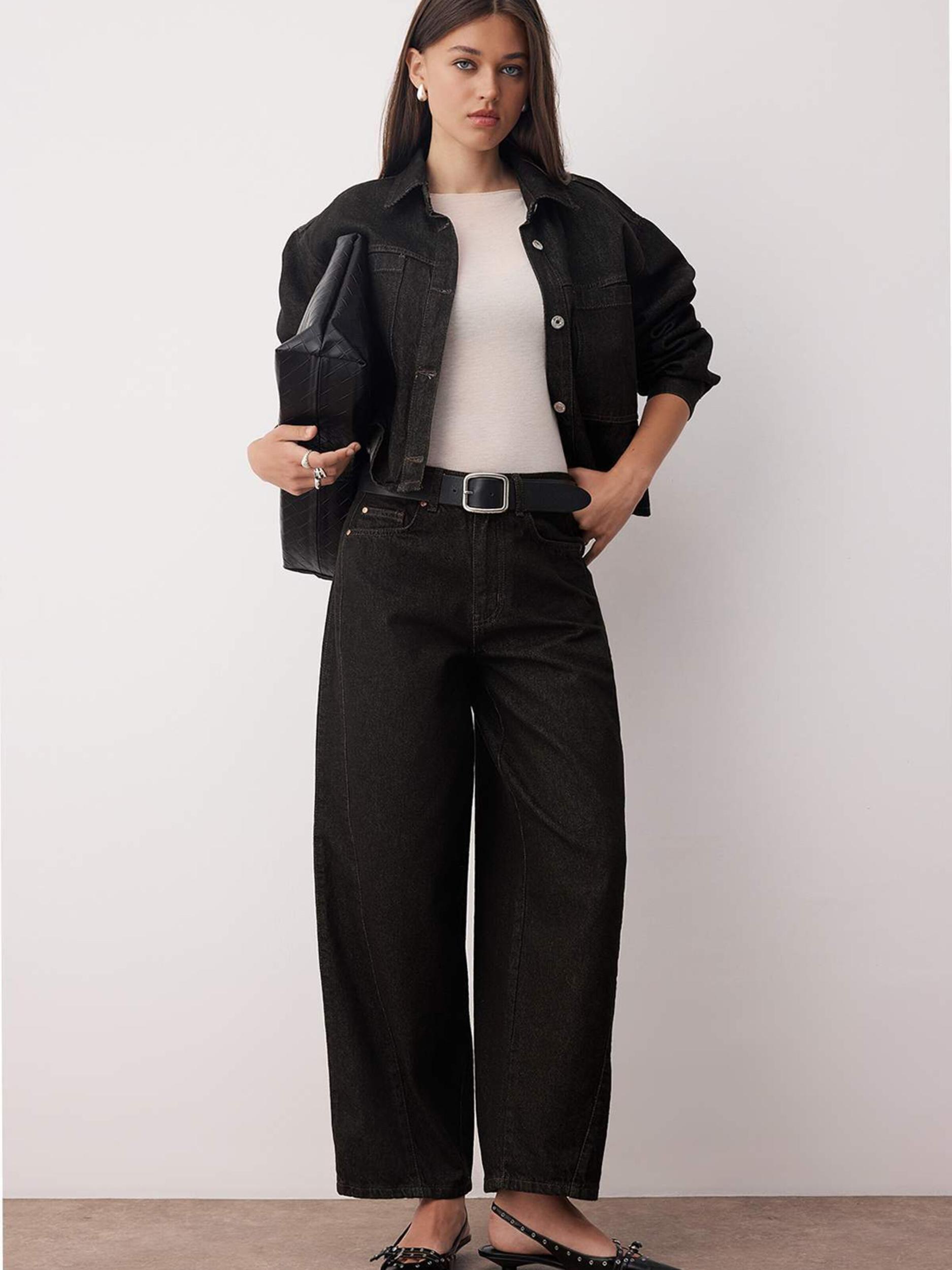 Trendyol Kavbojke črna