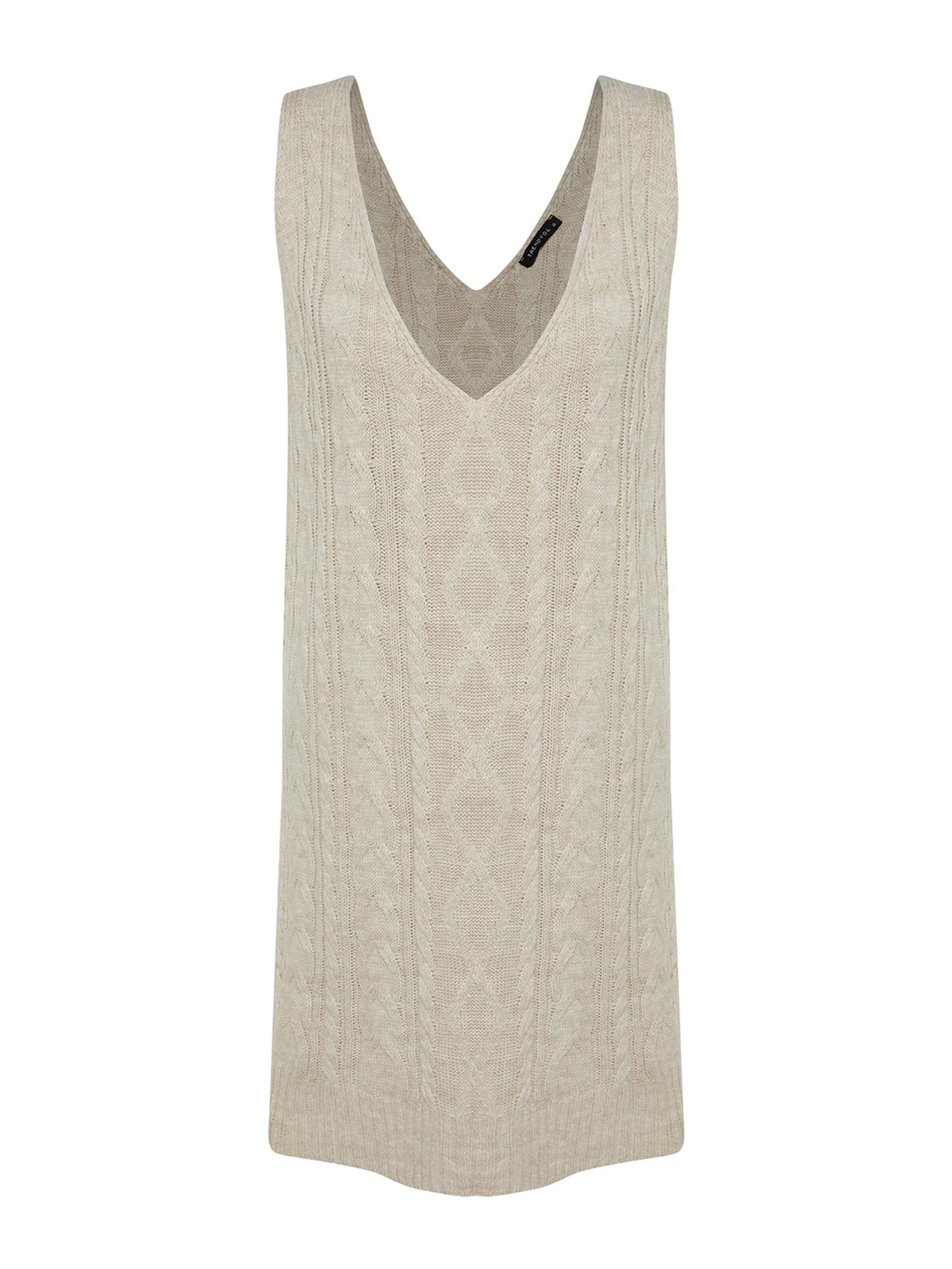 Trendyol Pletena obleka kamen