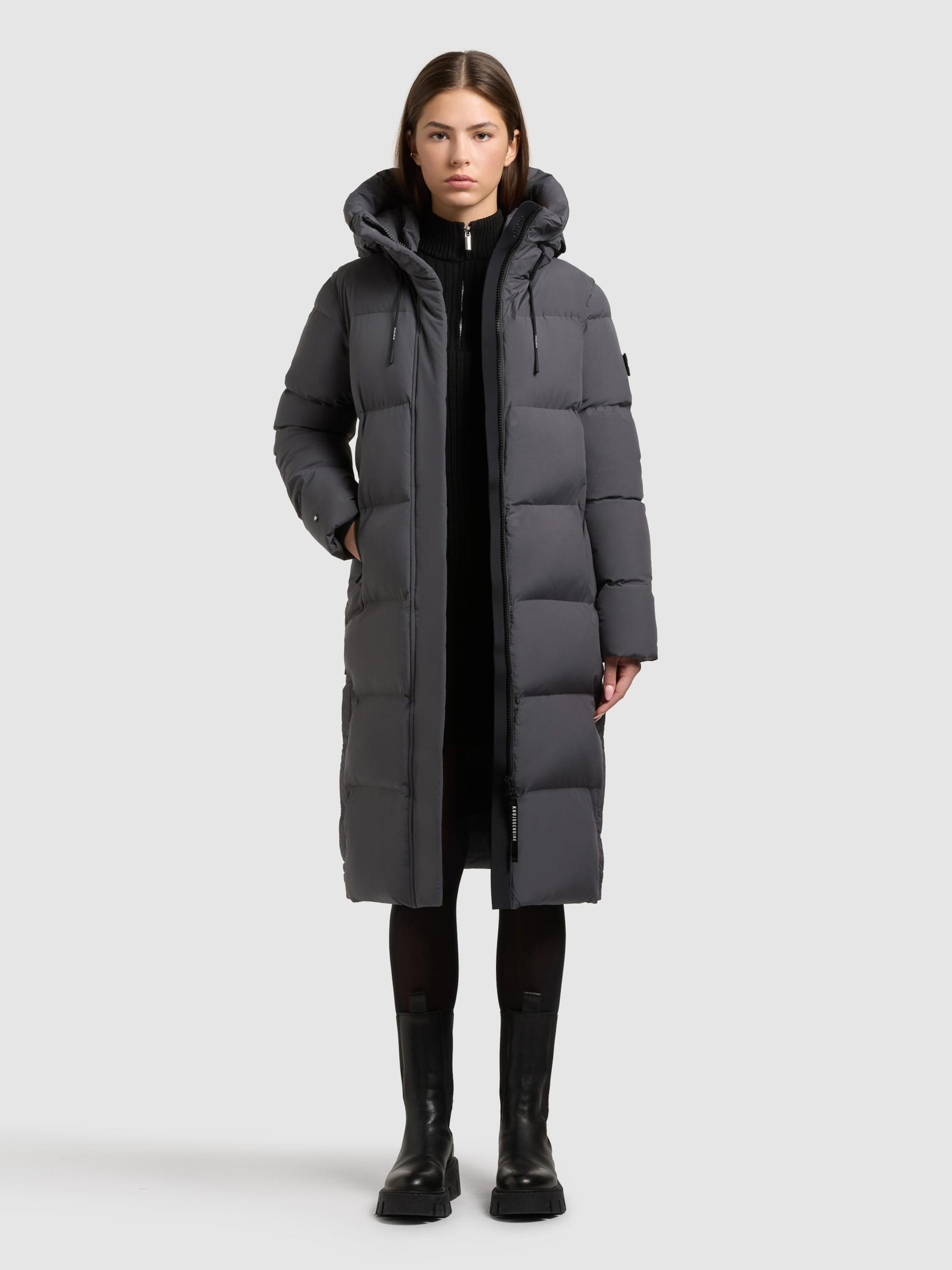 khujo Zimski plašč 'Coulin Matt' temno siva