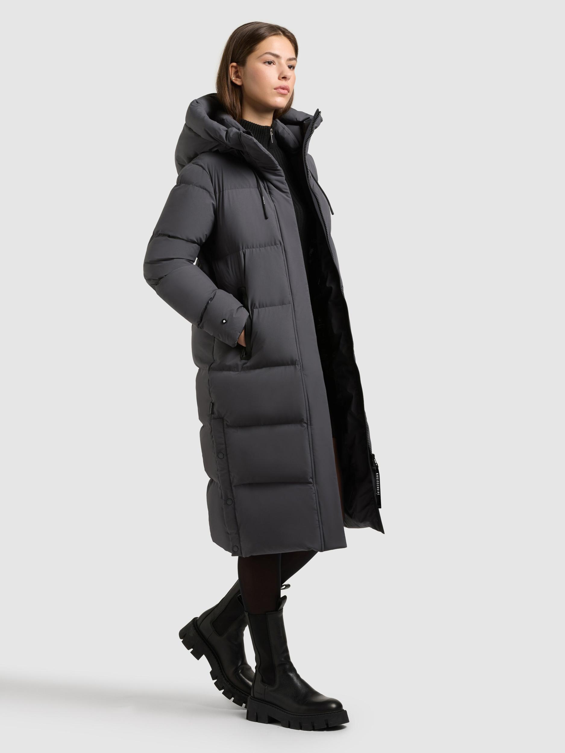 khujo Zimski plašč 'Coulin Matt' temno siva