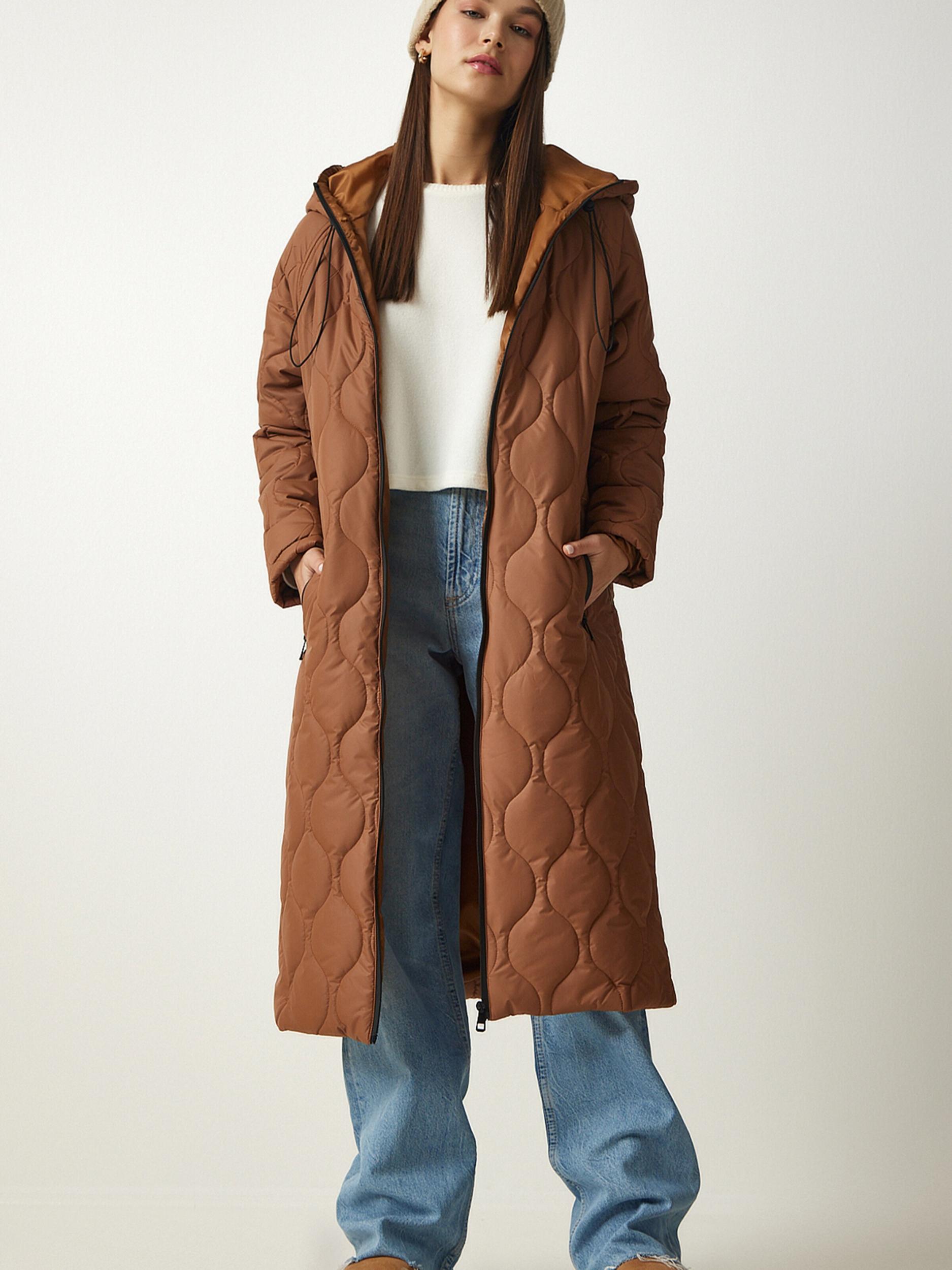 Happiness İstanbul Prehoden plašč konjak