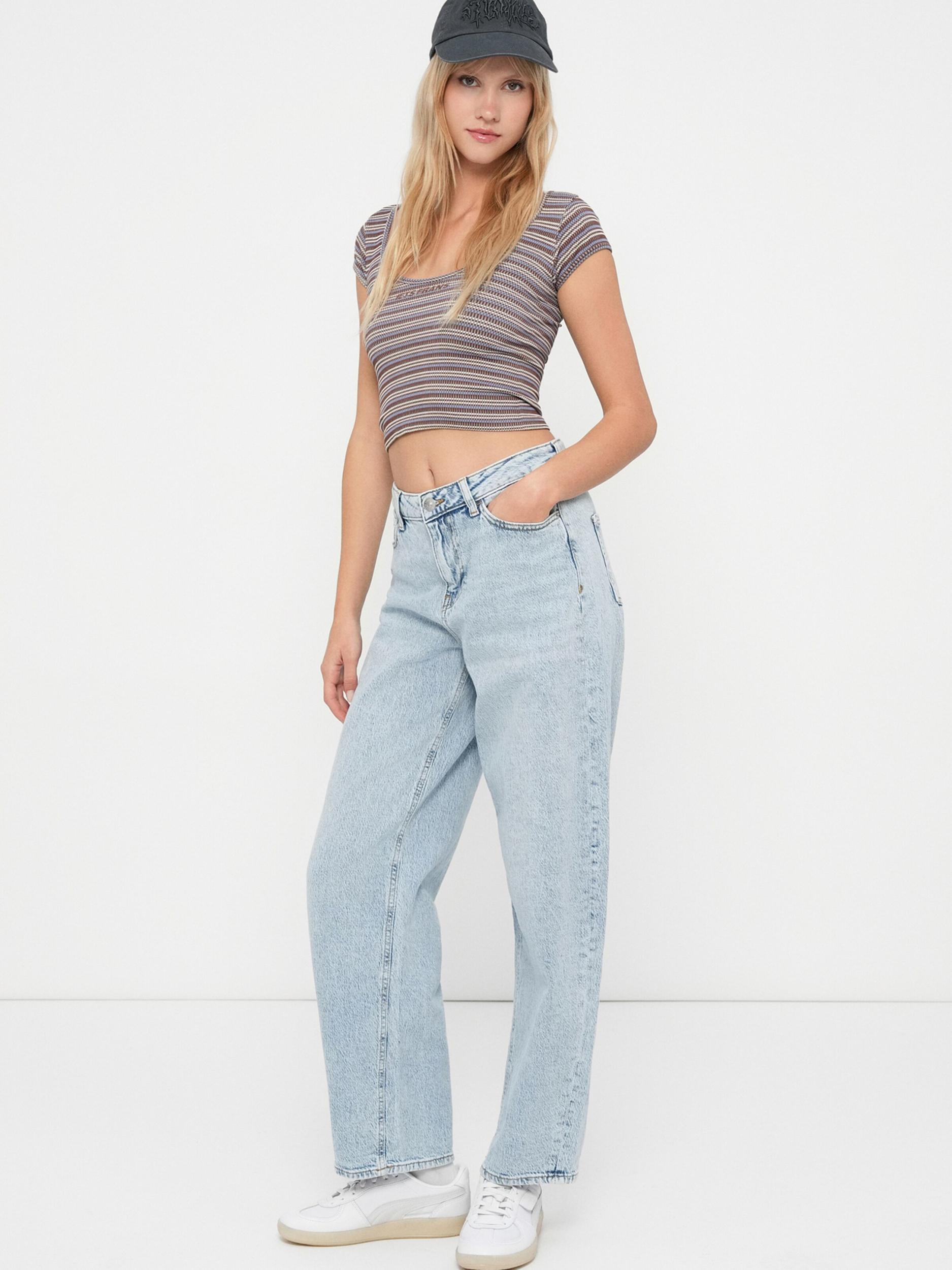 PIECES Kavbojke 'PCGrace' moder denim