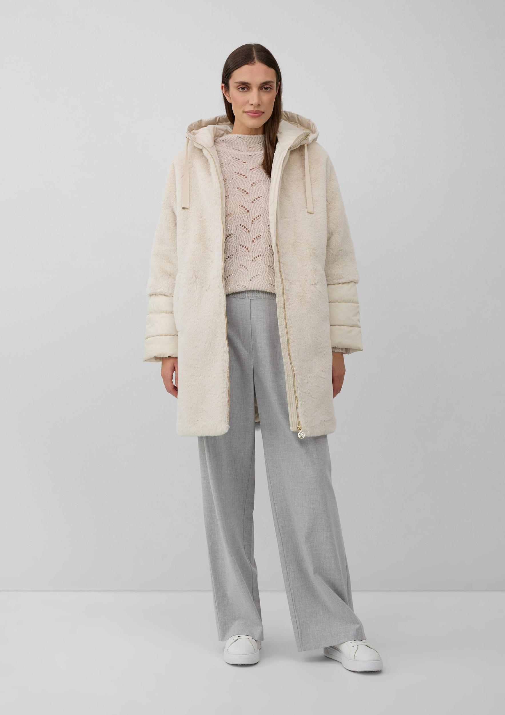 s.Oliver BLACK LABEL Zimski plašč kremna