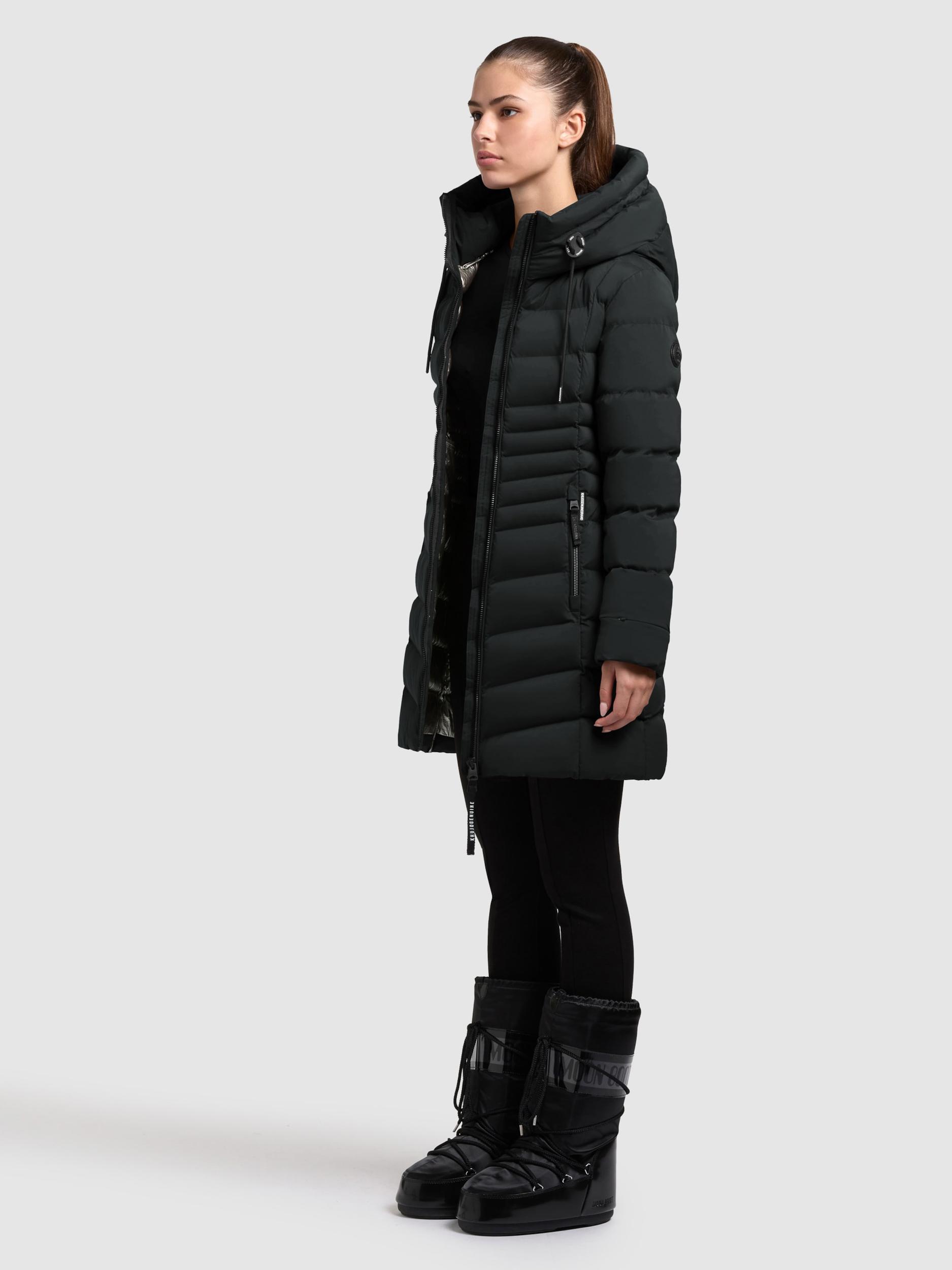 khujo Zimski plašč 'Lava' črna