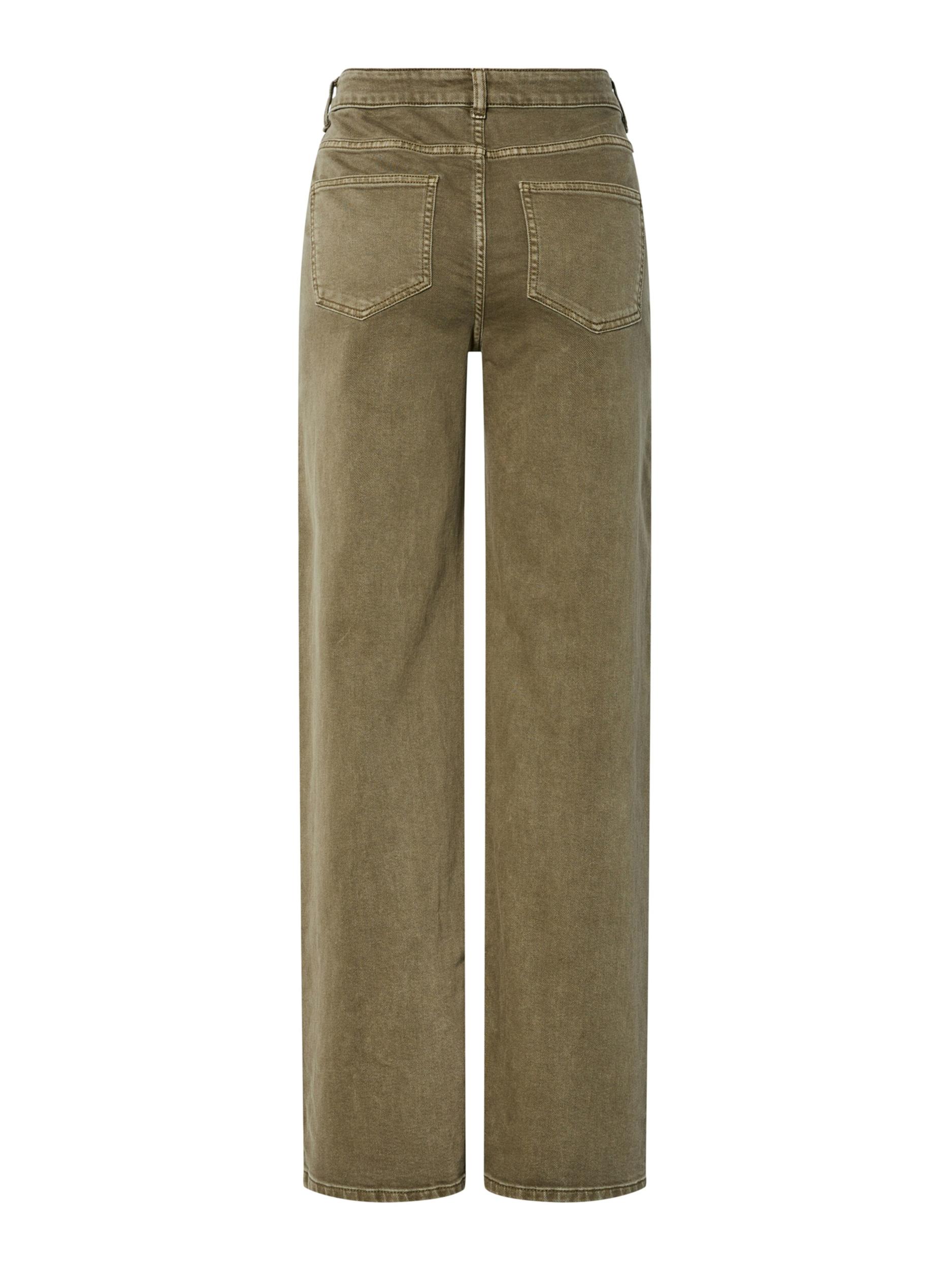 PIECES Kavbojke 'PCSILKE' oliva