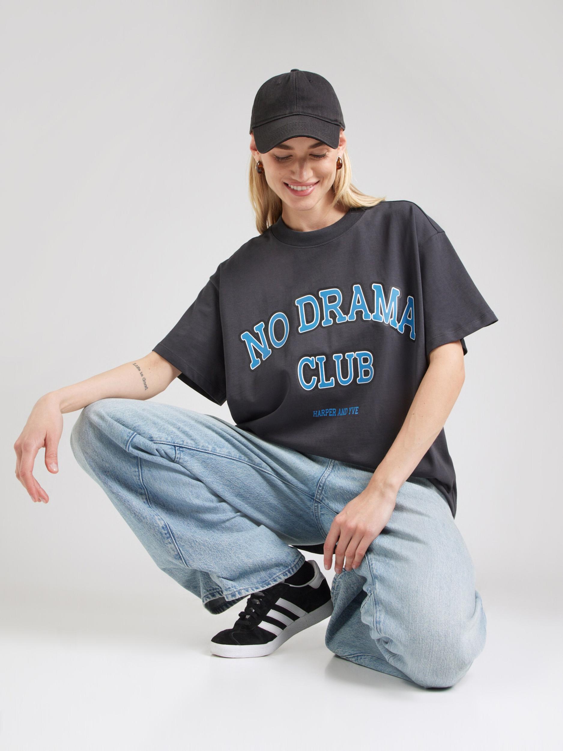 Harper & Yve Majica modra / temno siva / bela