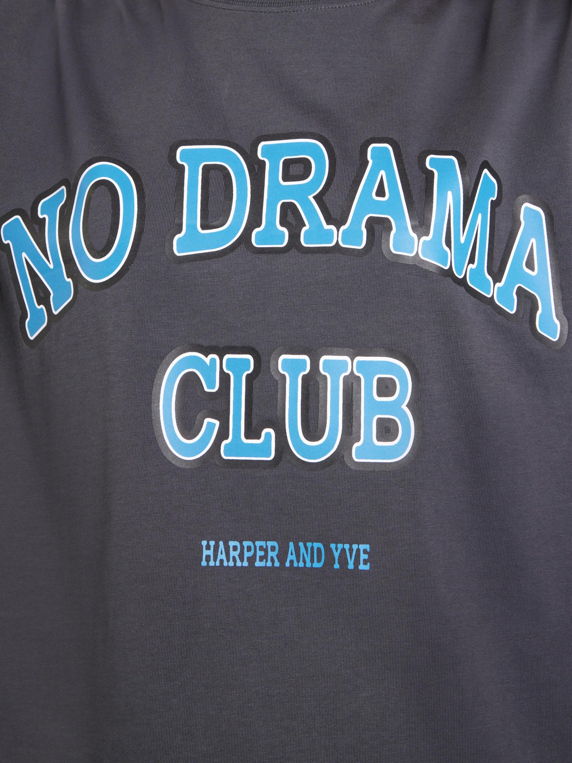 Harper & Yve Majica modra / temno siva / bela