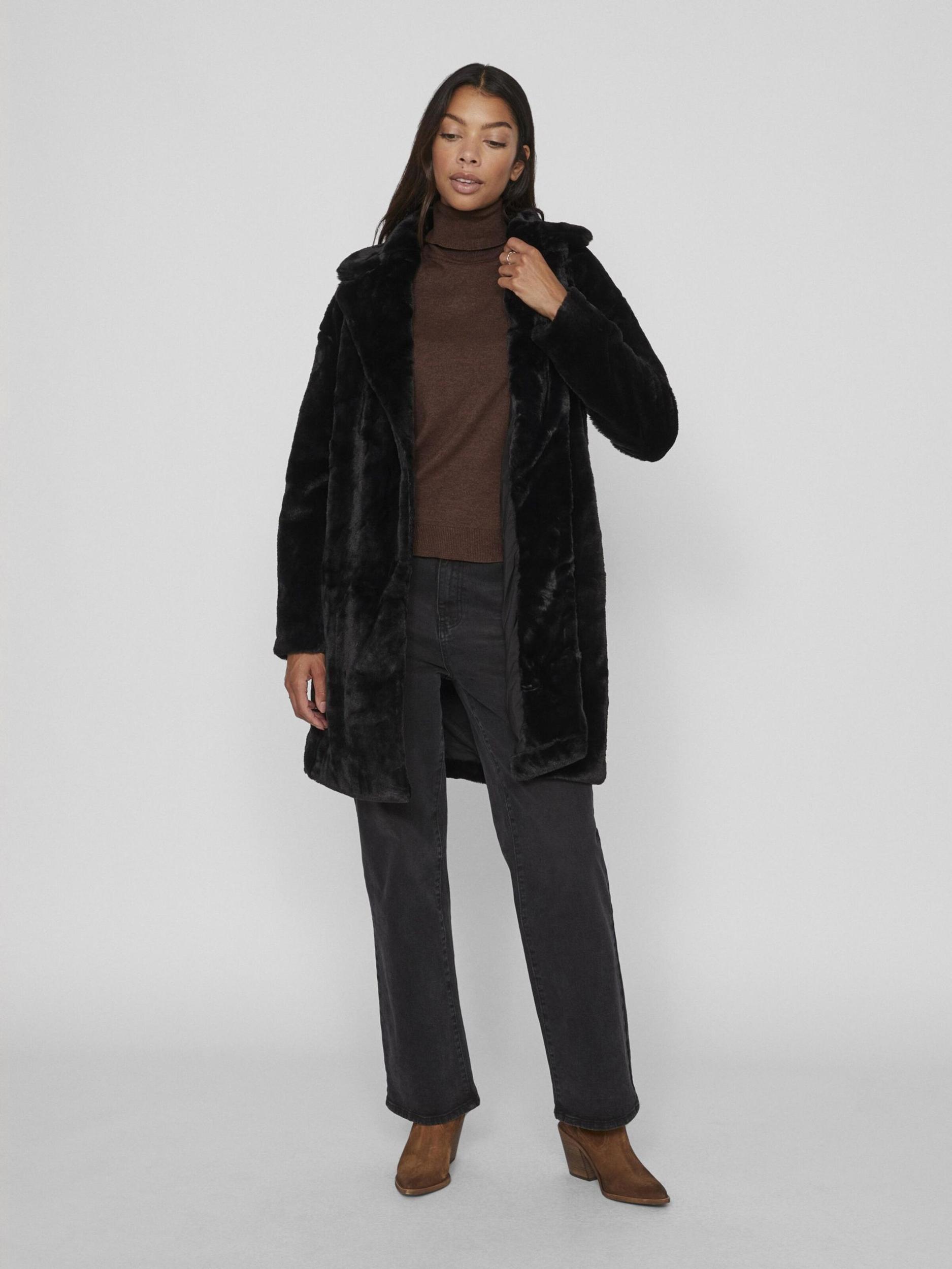 VILA Zimski plašč 'Feba' črna