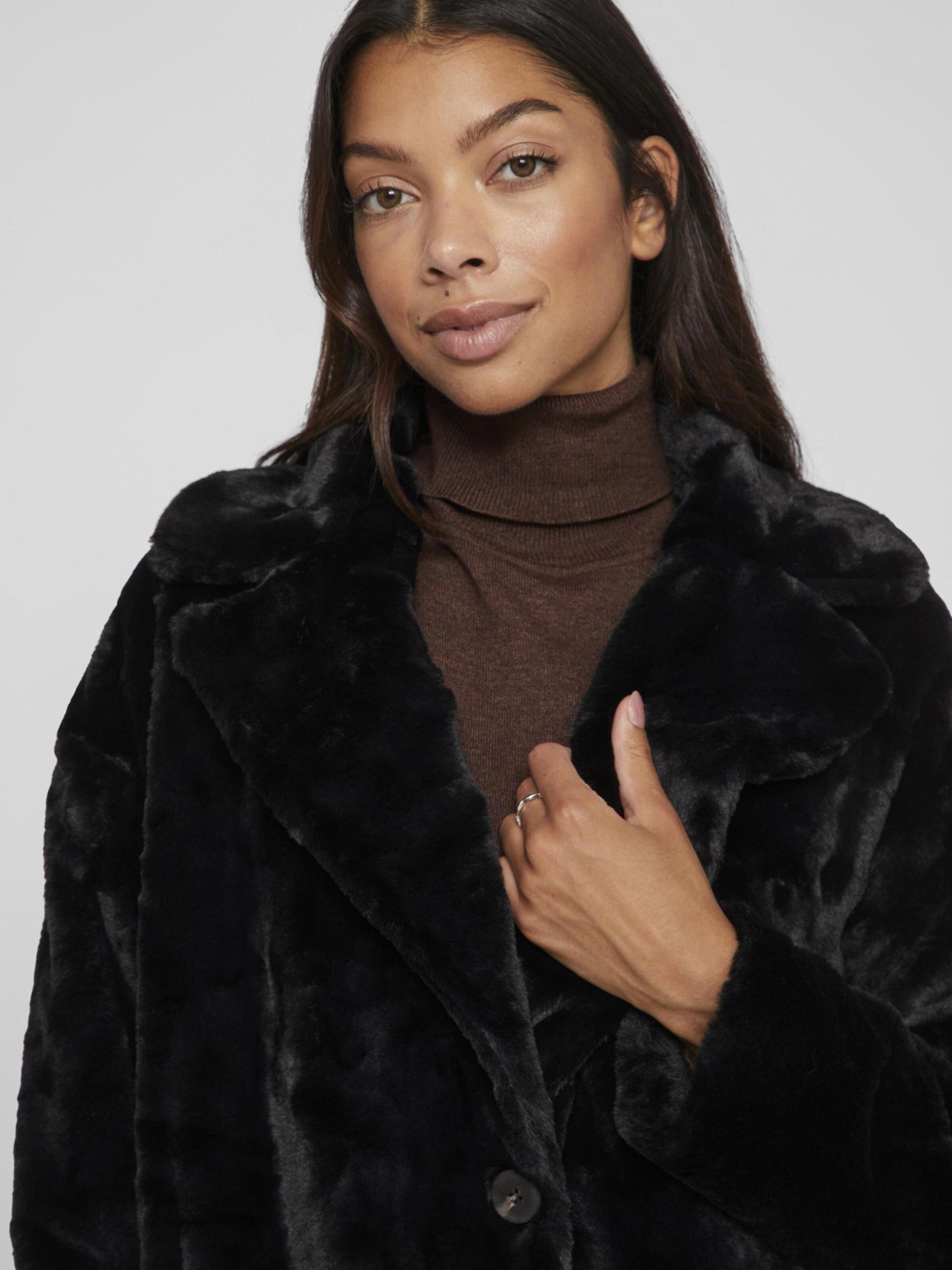 VILA Zimski plašč 'Feba' črna