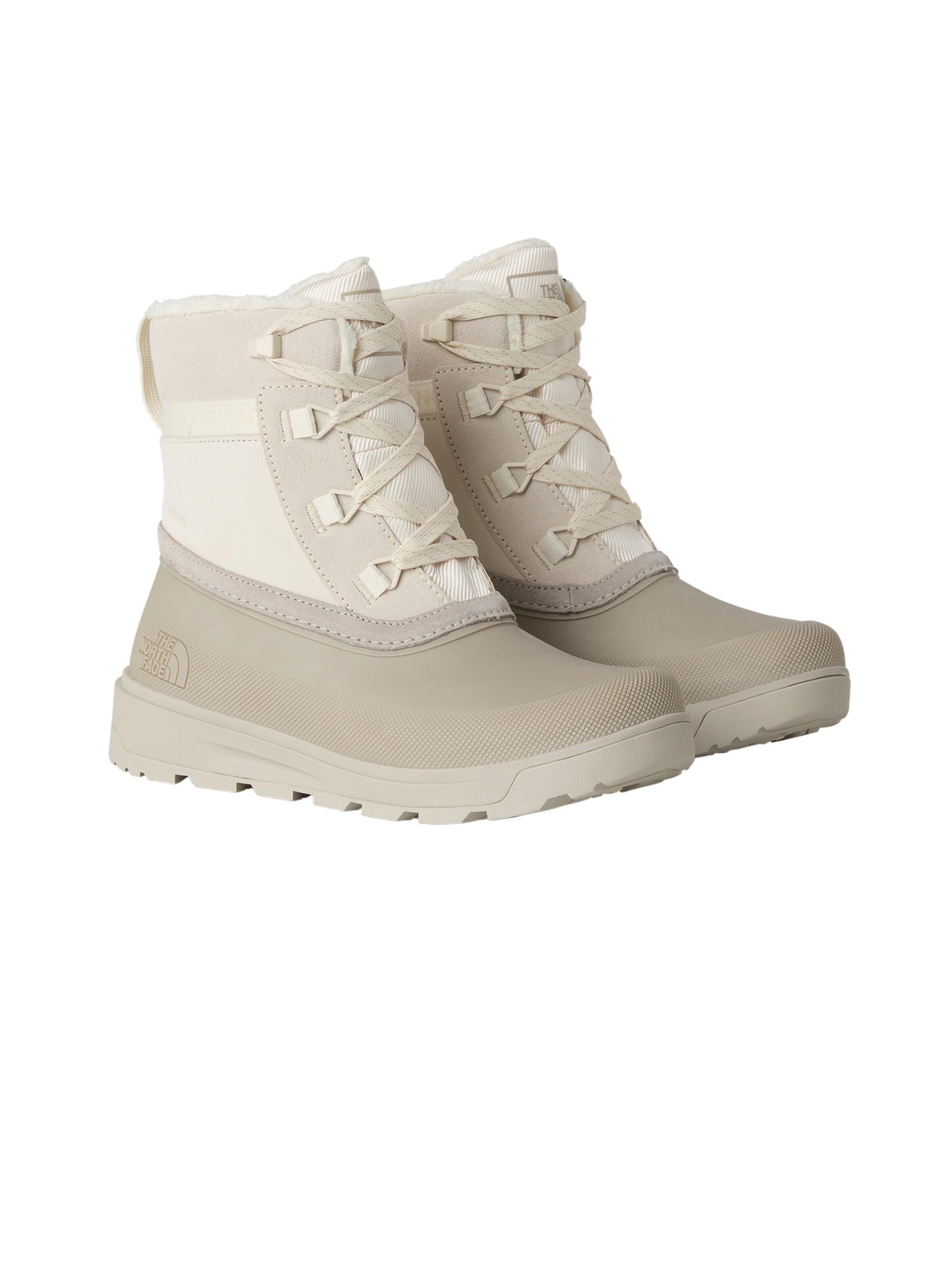 THE NORTH FACE Gležnarji z vezalkami 'Shellista' bež / volneno bela
