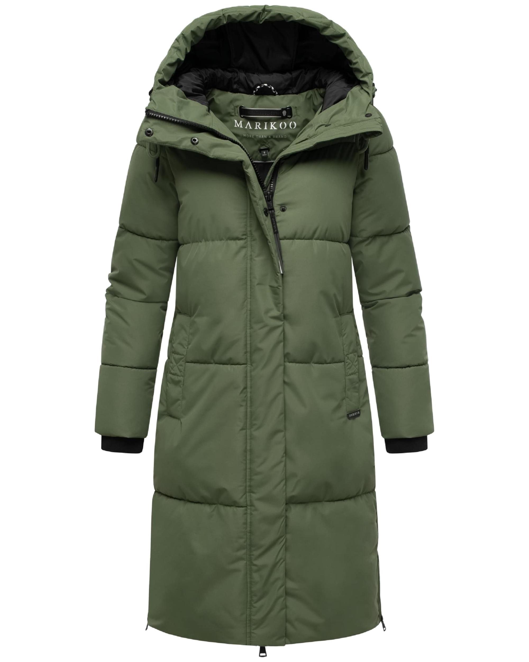 MARIKOO Zimski plašč 'Michikoo XVI' zelena