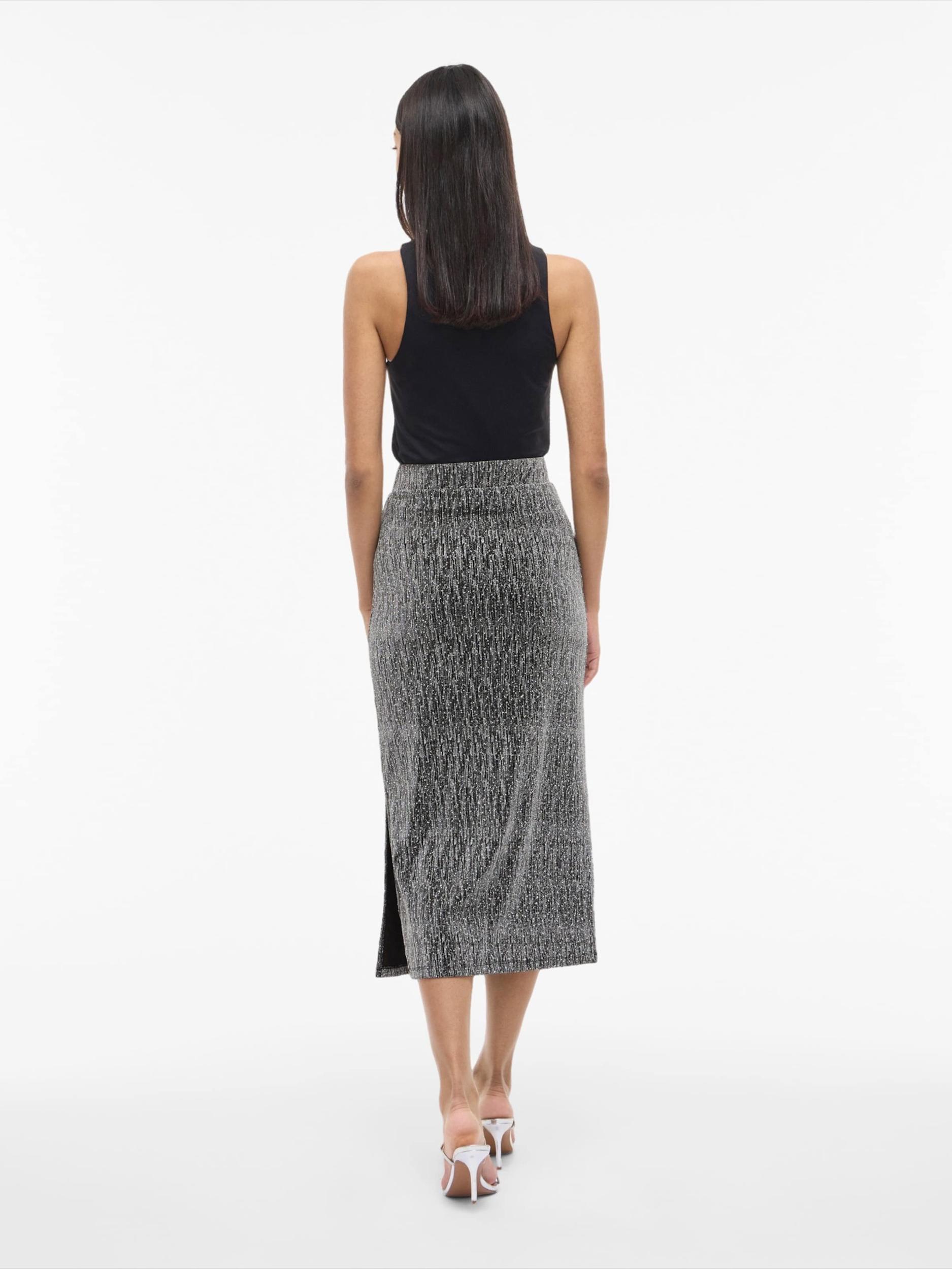 VILA Krilo 'VISILNA' črna / srebrna