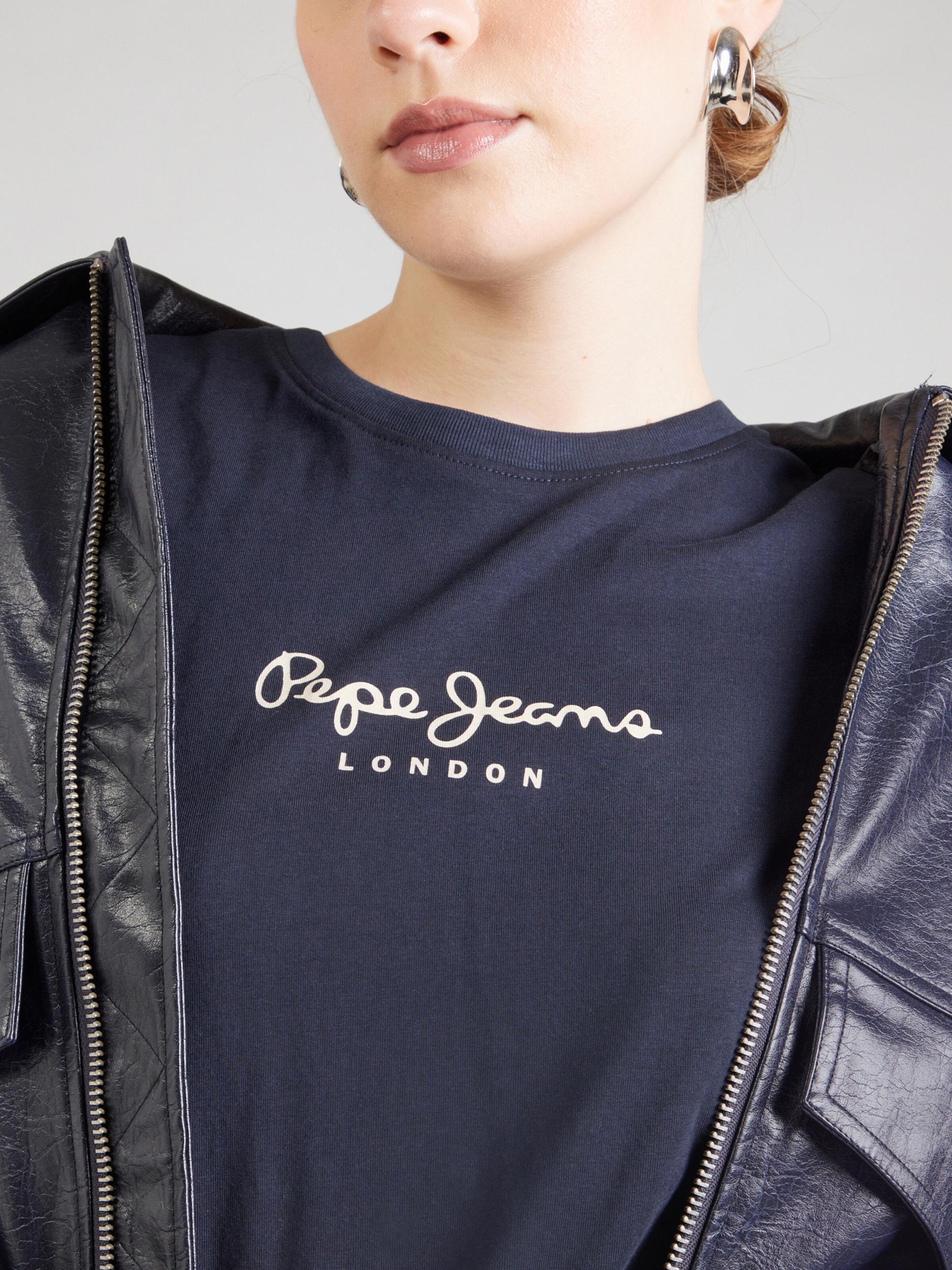 Pepe Jeans Majica 'BERENICE' temno modra / bela