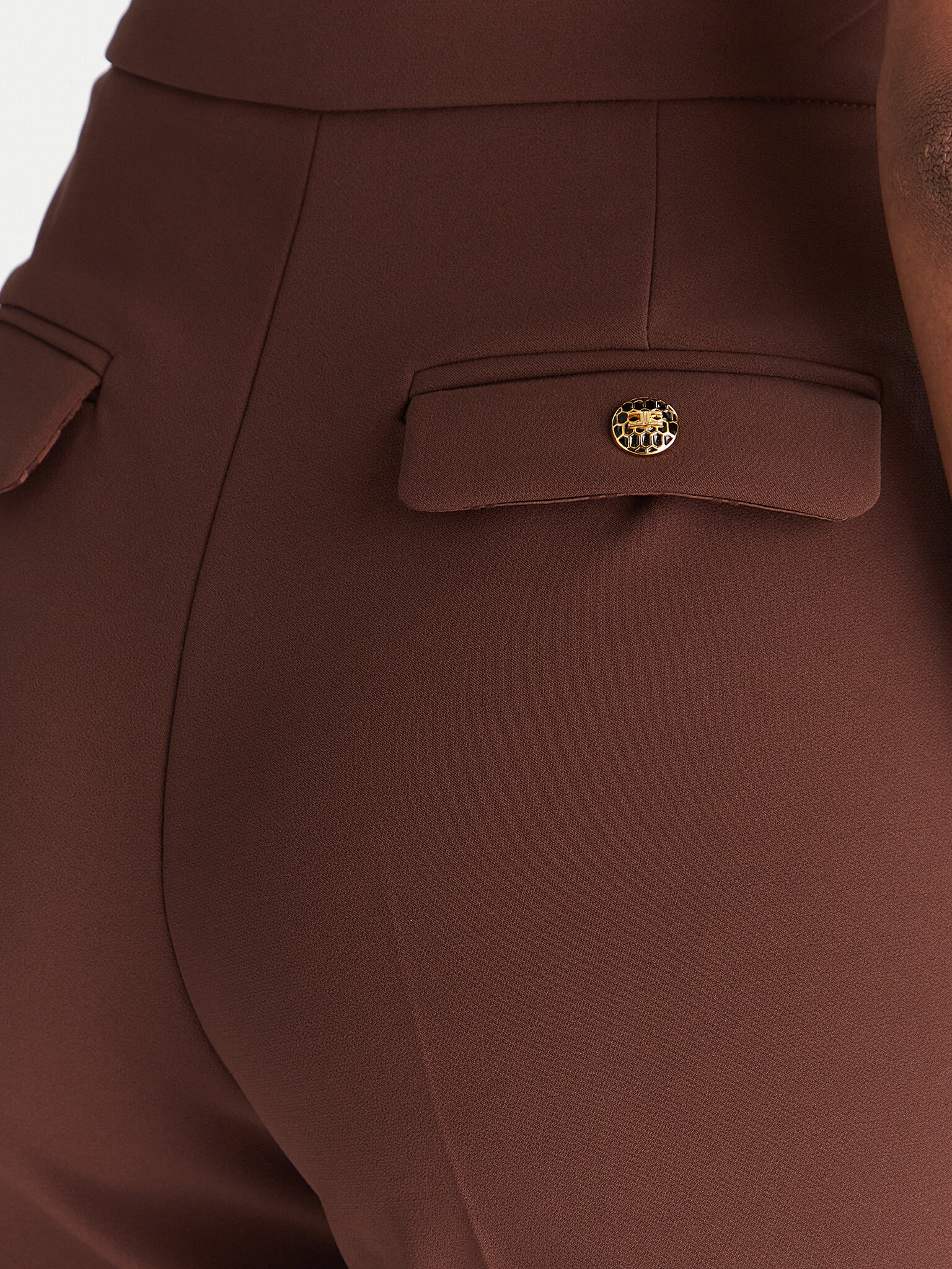 Hlače iz tkanine Elisabetta Franchi