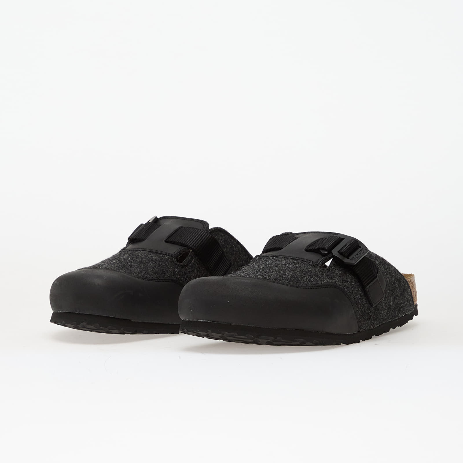 Birkenstock Boston Nova Felt Leather/ Textile/ Felt Anthracite