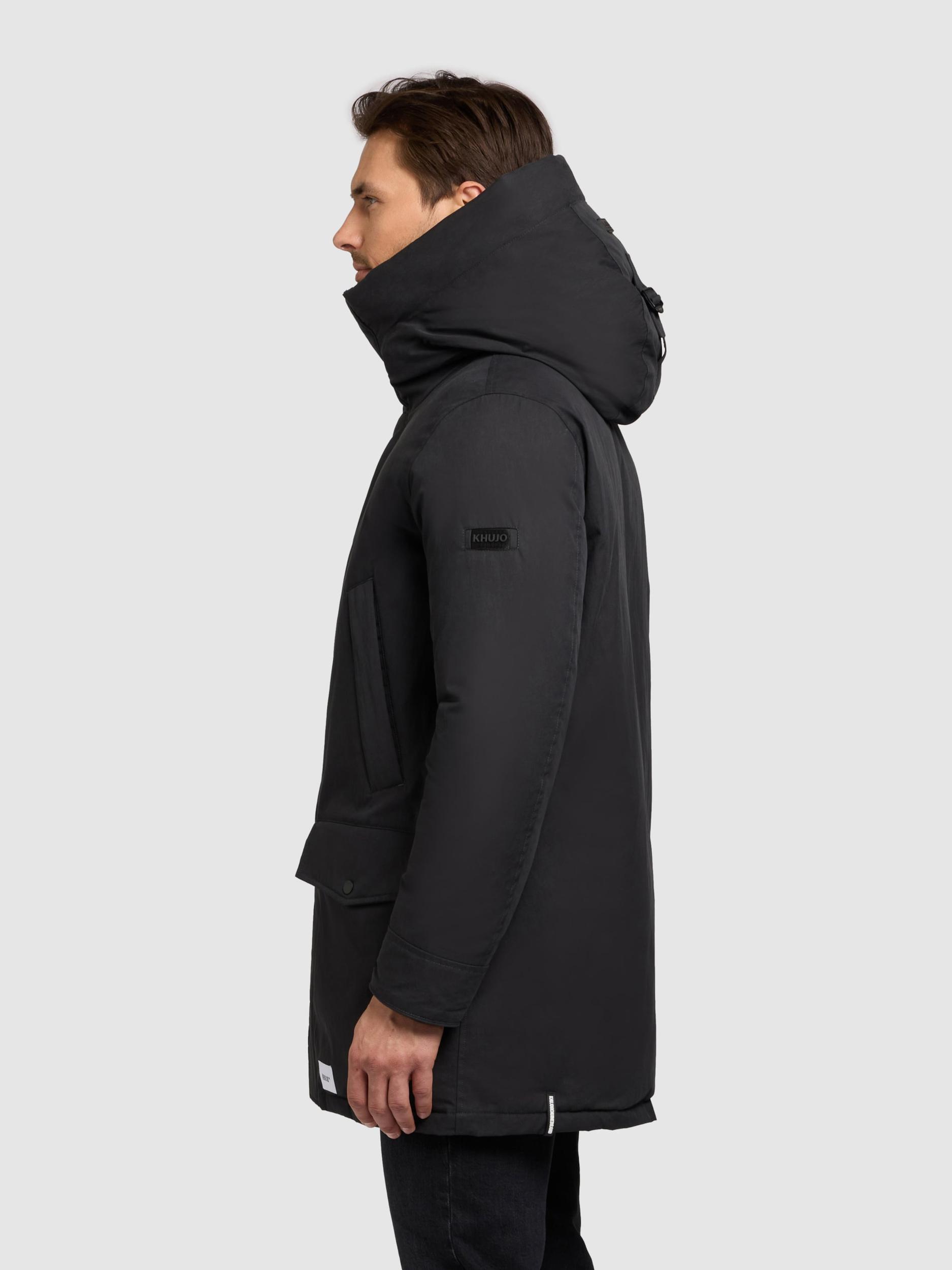 khujo Zimska jakna 'KIRK' siva / temno siva