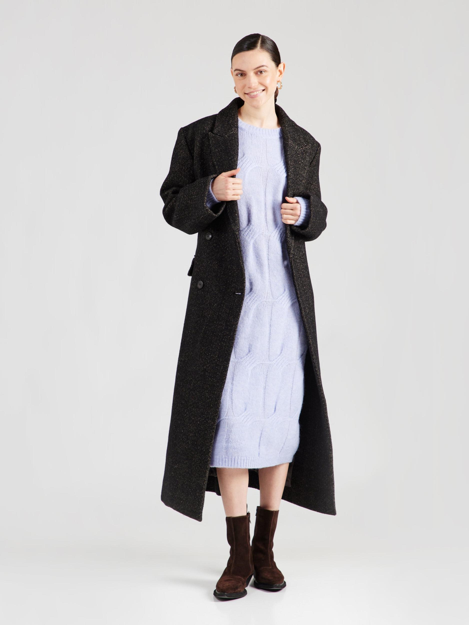 PIECES Pletena obleka 'PCJENNA' modra