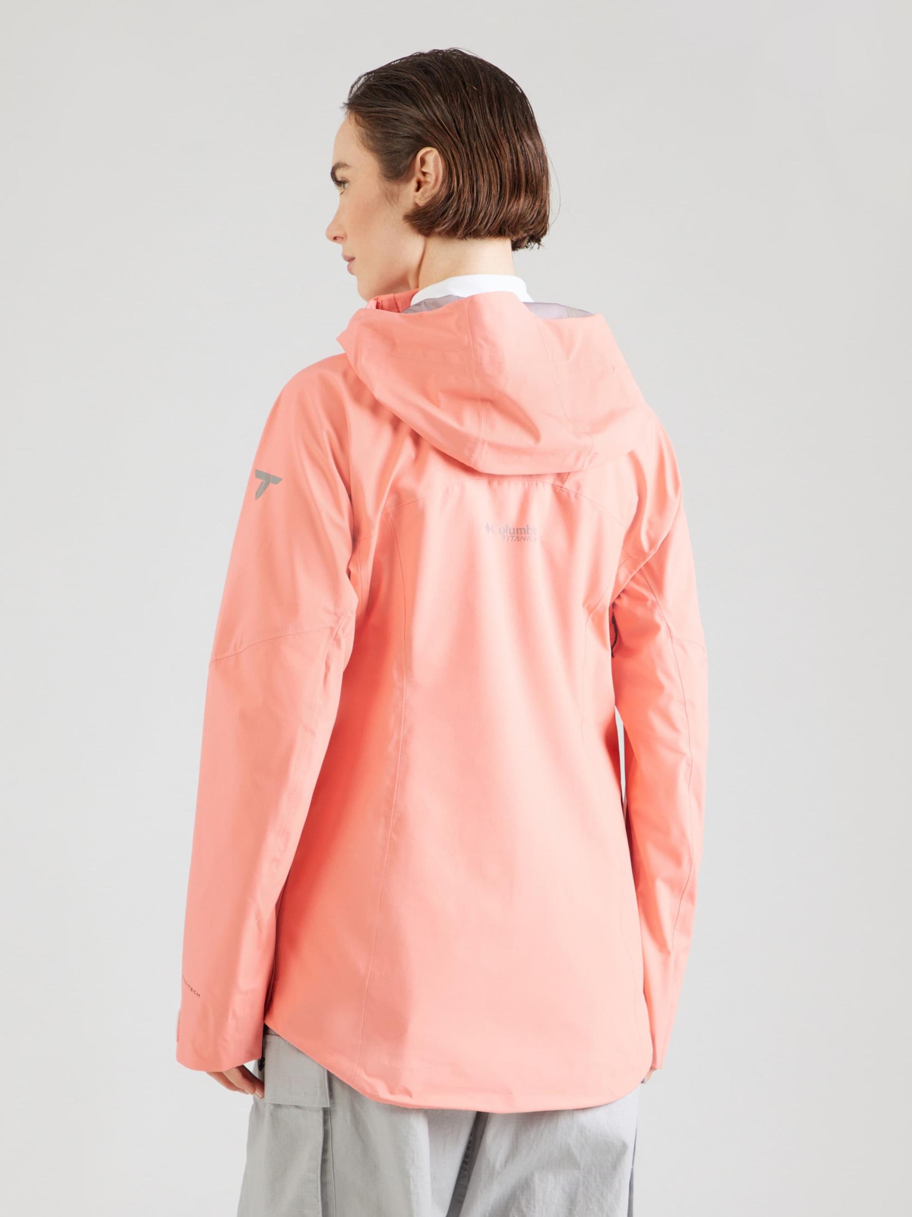 COLUMBIA Zunanja jakna 'Northwest Explorer' pastelno rdeča / srebrna