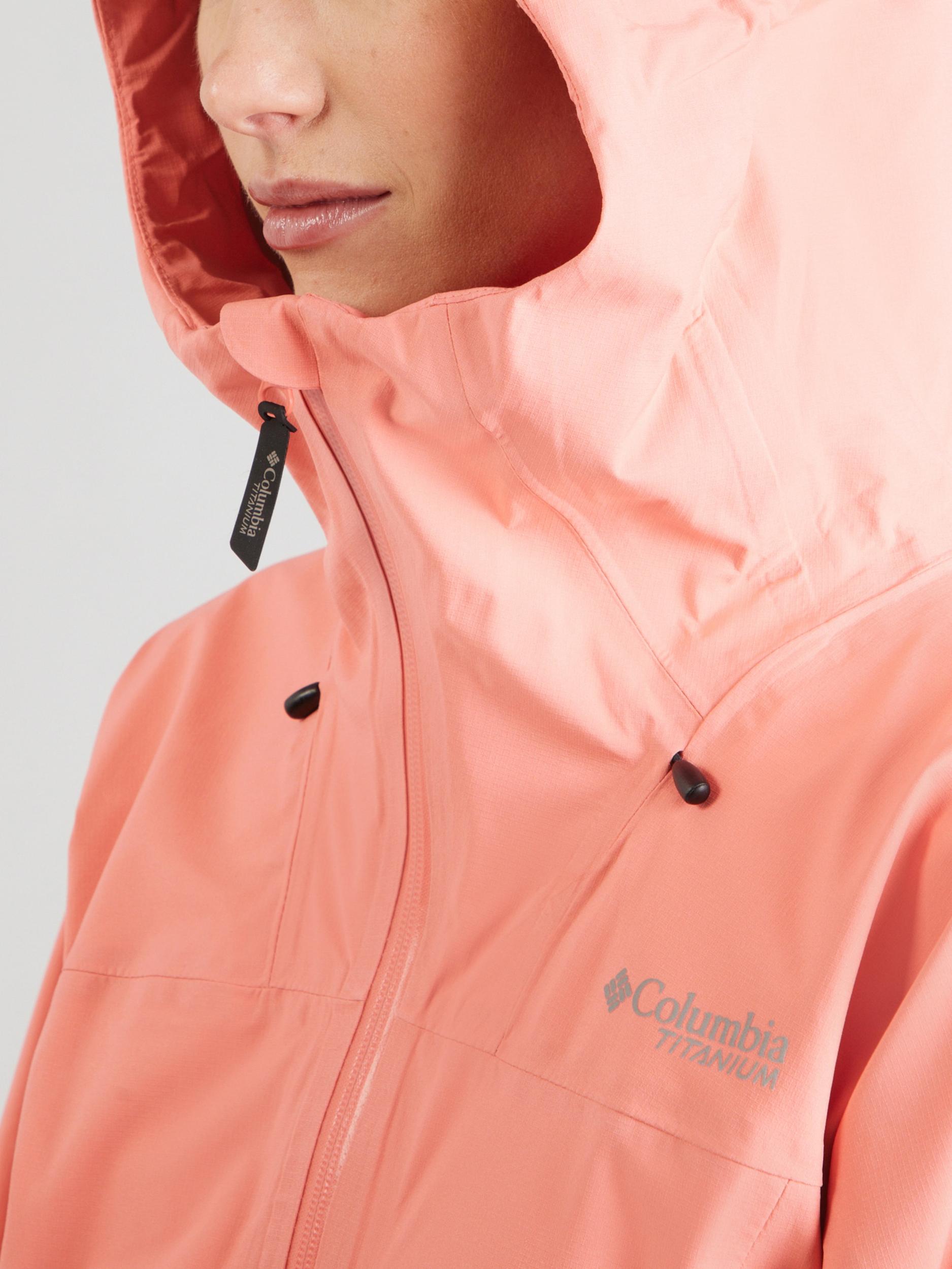 COLUMBIA Zunanja jakna 'Northwest Explorer' pastelno rdeča / srebrna