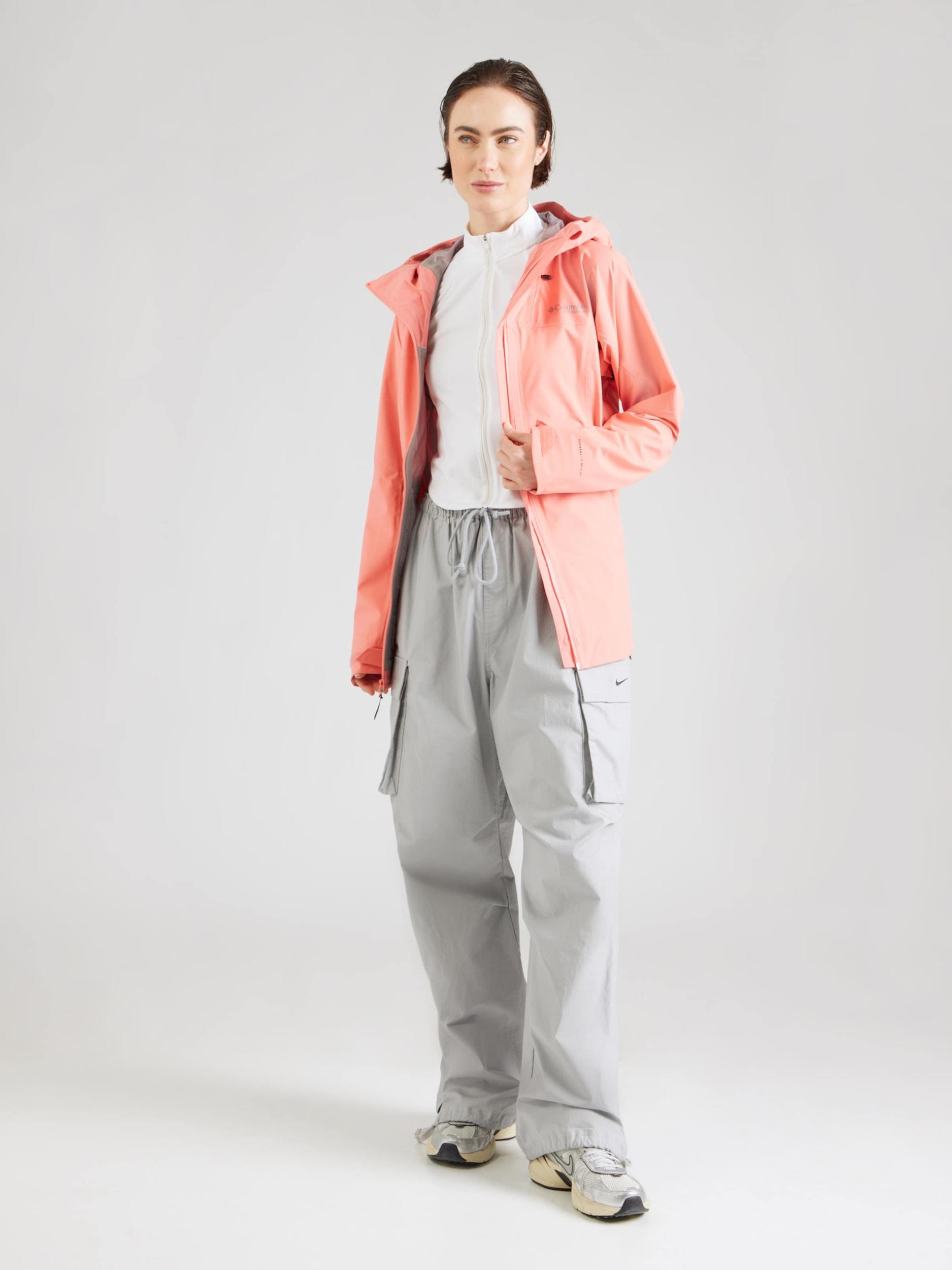 COLUMBIA Zunanja jakna 'Northwest Explorer' pastelno rdeča / srebrna