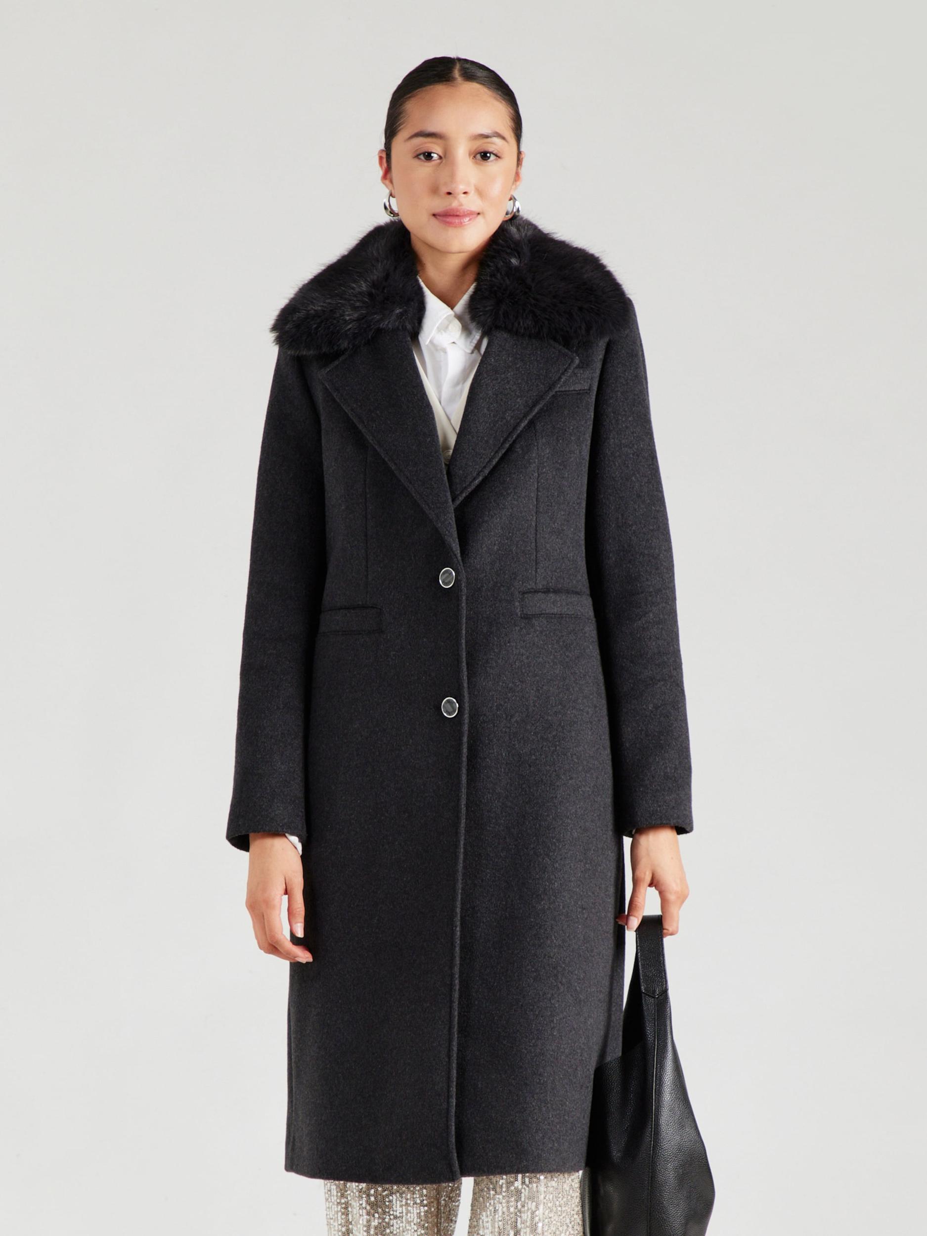 GUESS Prehoden plašč 'Karole' temno siva