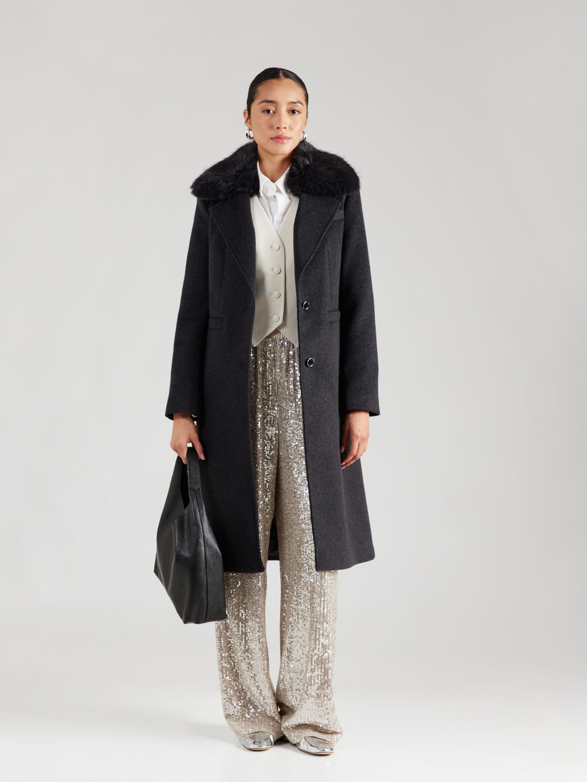 GUESS Prehoden plašč 'Karole' temno siva