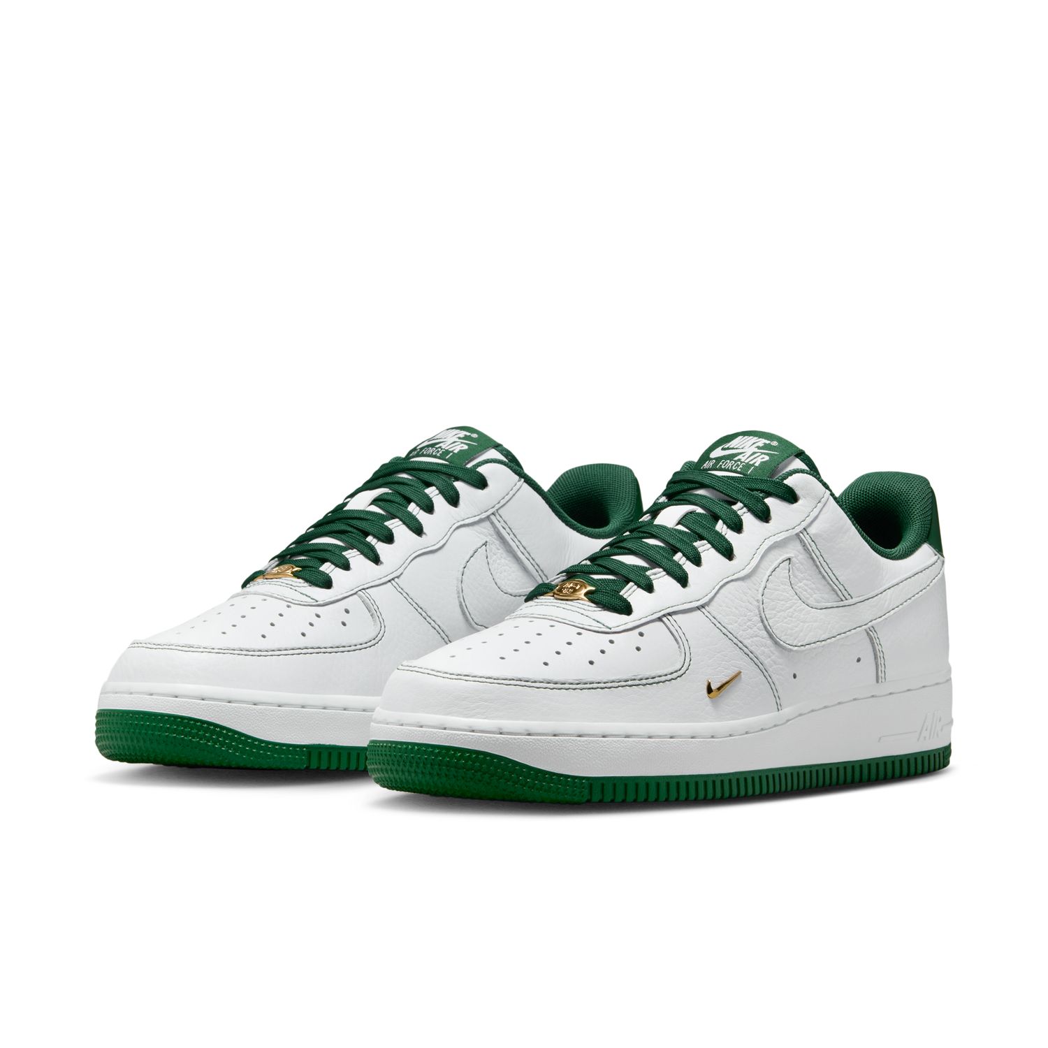 Nike Air Force 1 '07 Mini Jewel "White Gorge Green" Wmns - Ženske - Superge Nike - Bela - IB6543-102