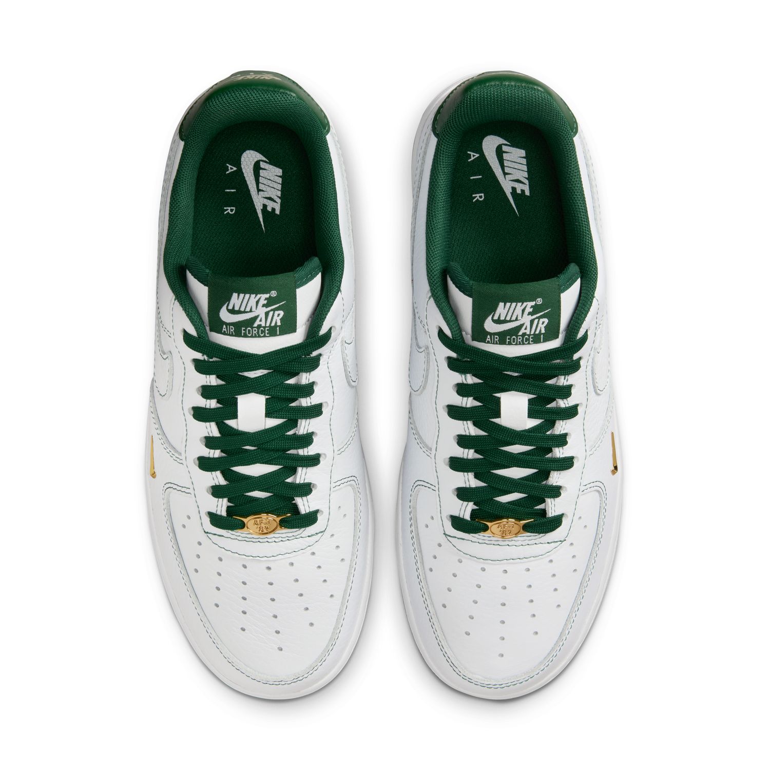 Nike Air Force 1 '07 Mini Jewel "White Gorge Green" Wmns - Ženske - Superge Nike - Bela - IB6543-102