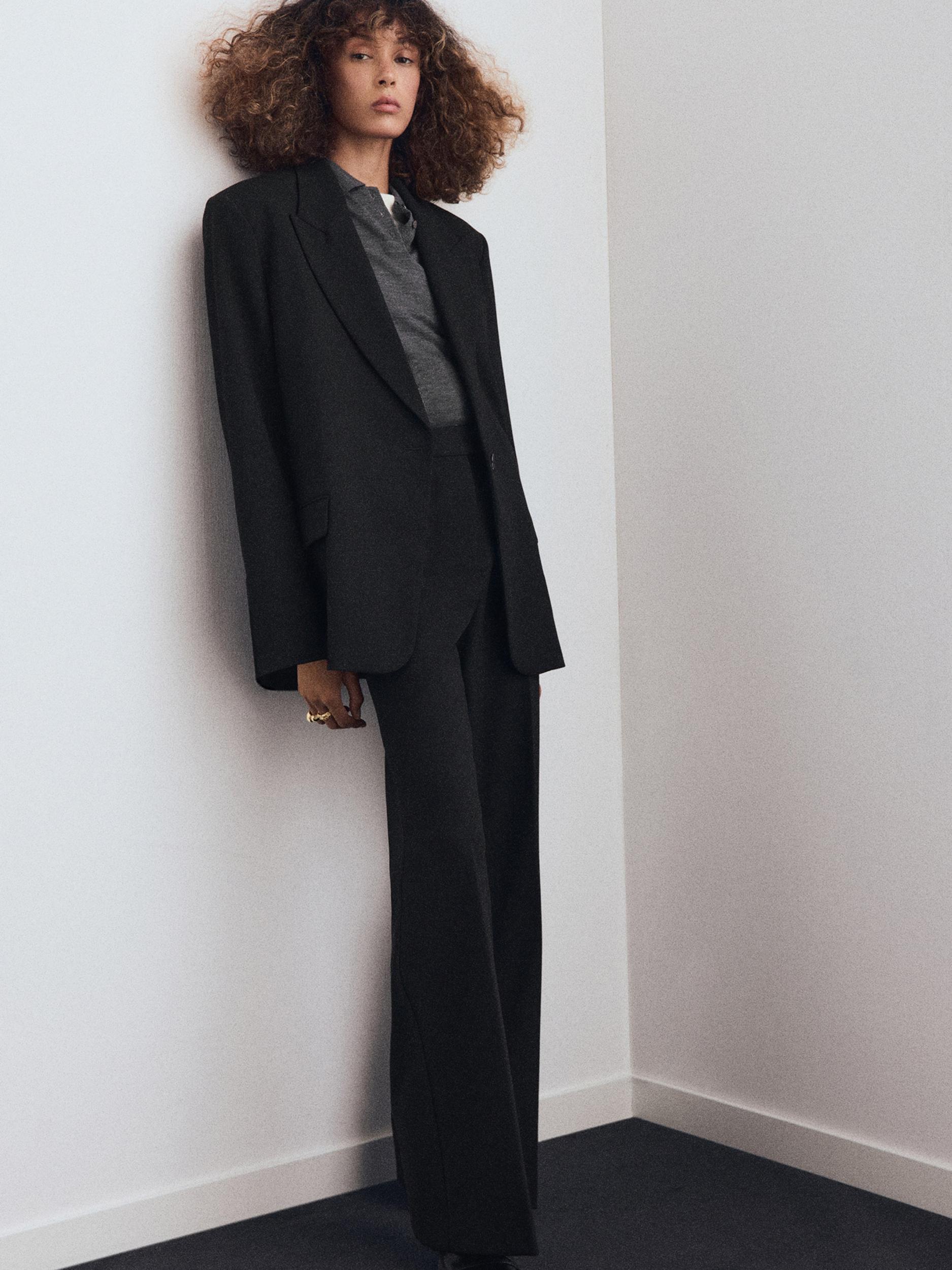 MANGO Blazer 'Upsala' črna