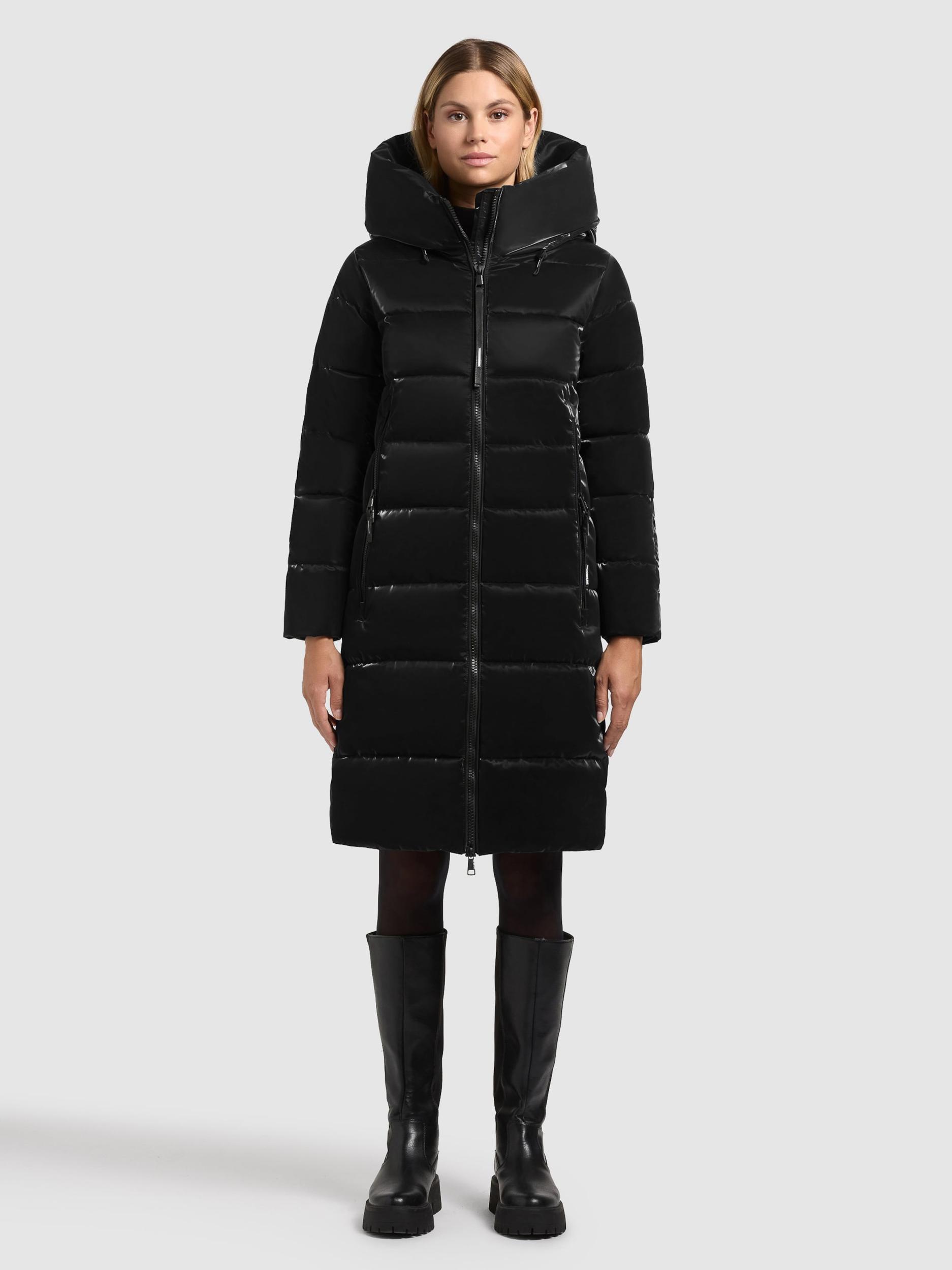 khujo Zimski plašč 'JILIAS6' črna