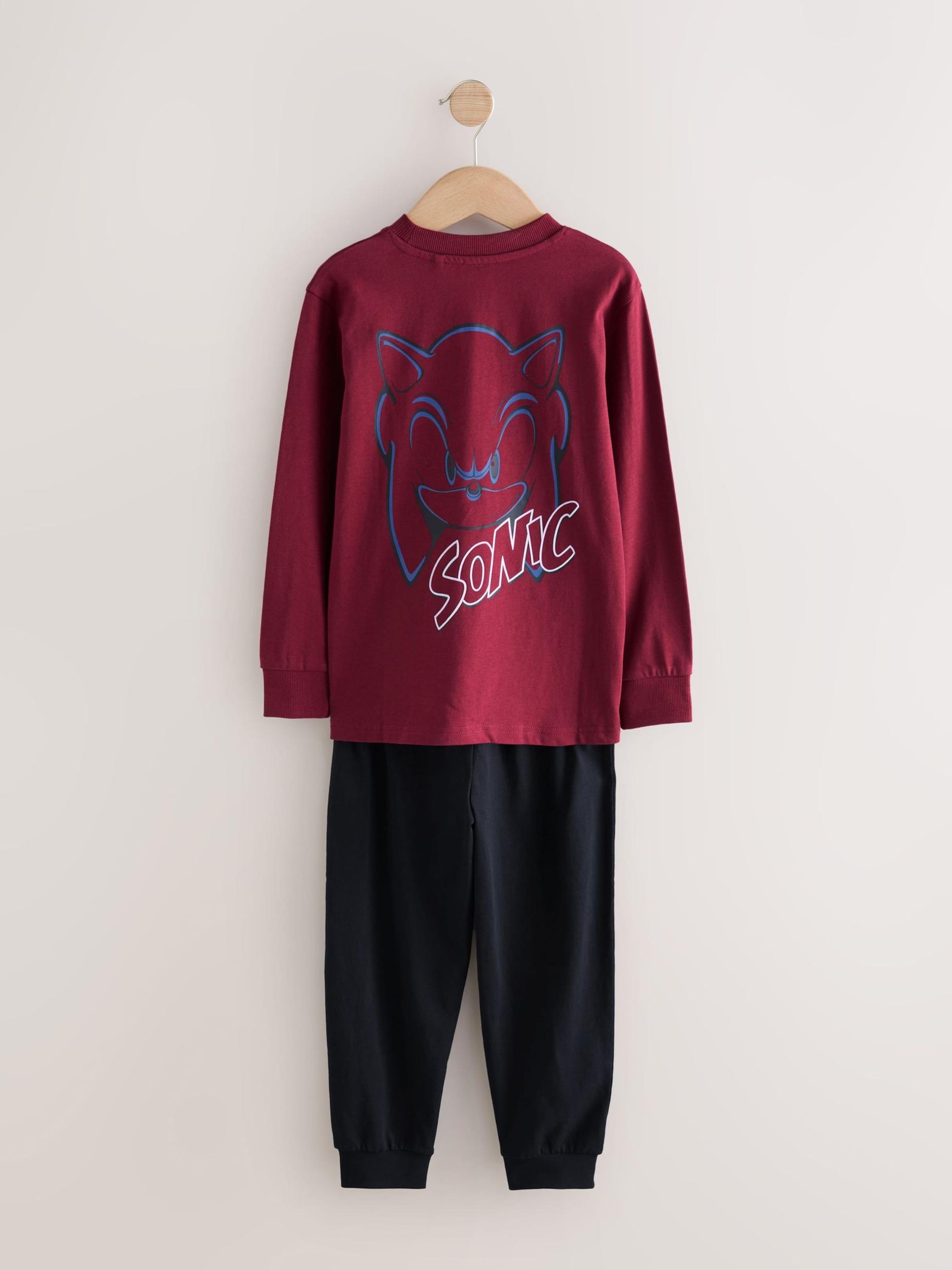 Next Pižama modra / rdeča / burgund / črna