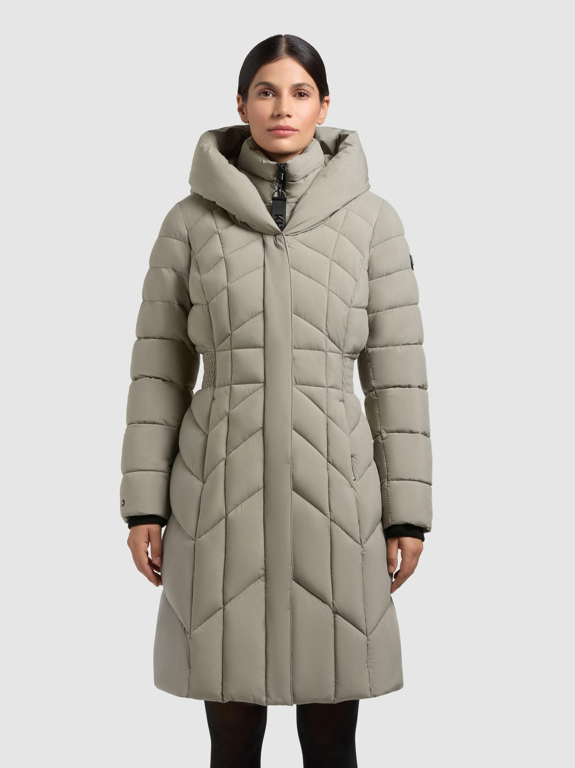 khujo Zimski plašč 'Laio' svetlo siva