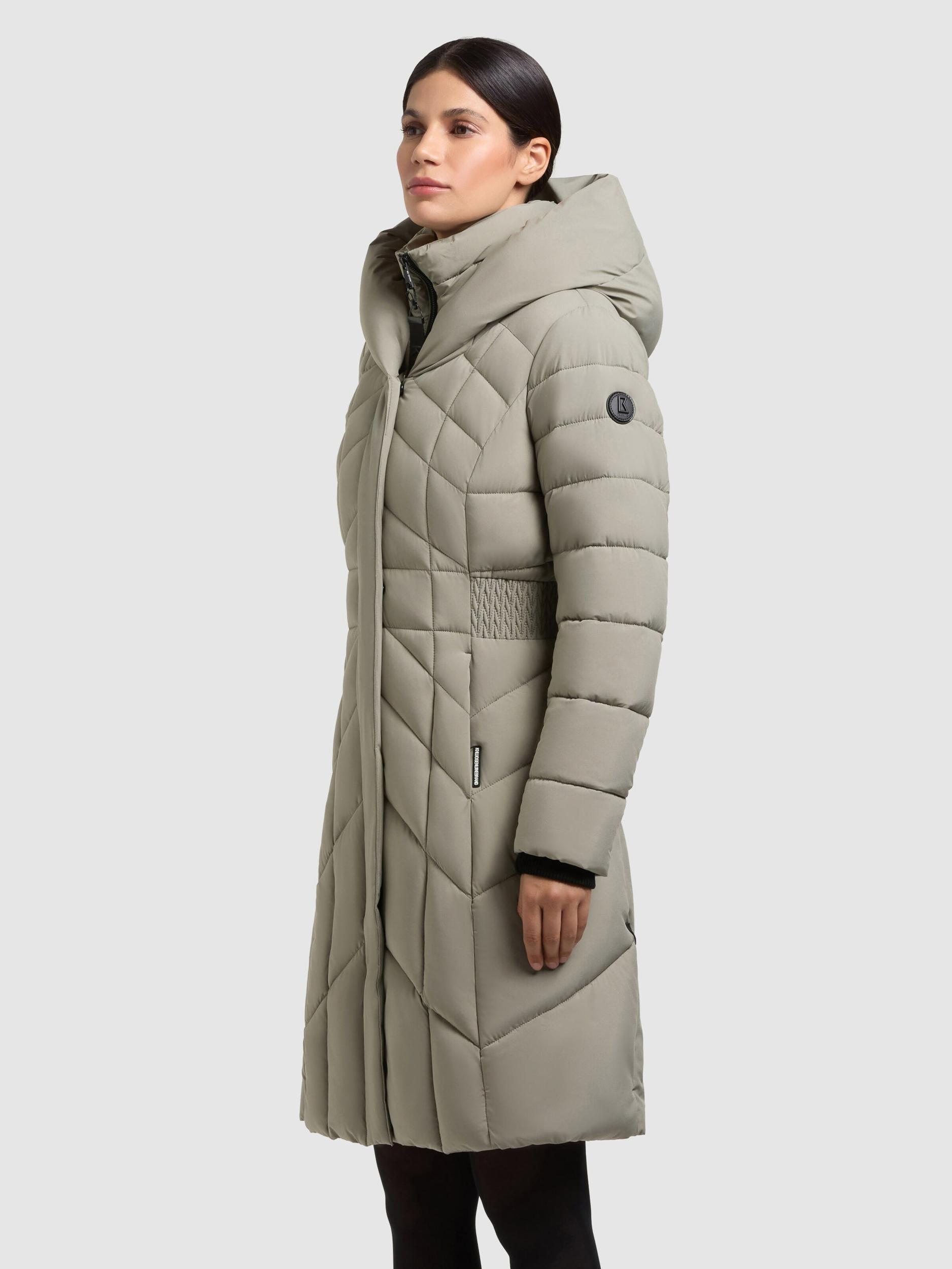 khujo Zimski plašč 'Laio' svetlo siva