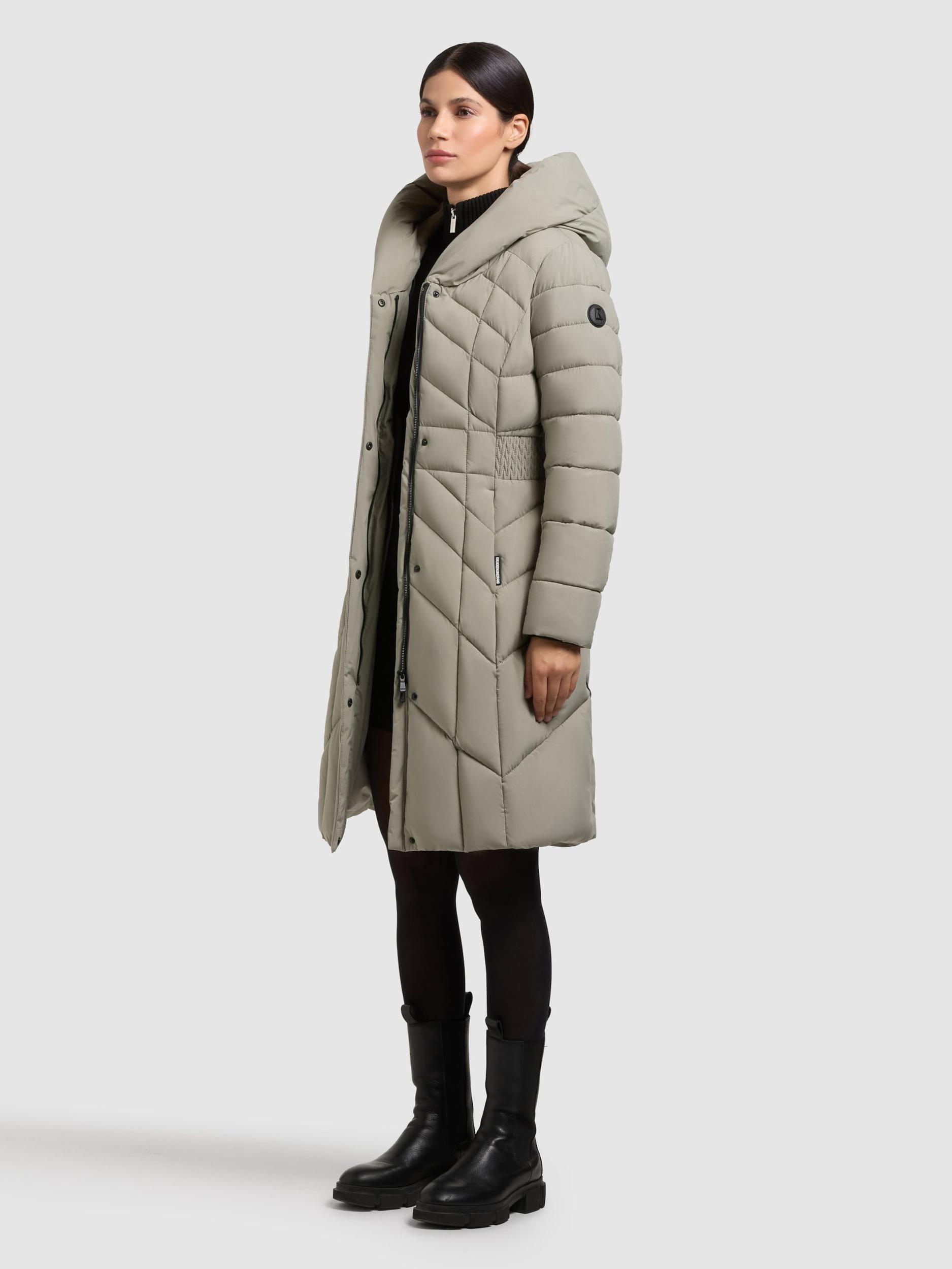 khujo Zimski plašč 'Laio' svetlo siva