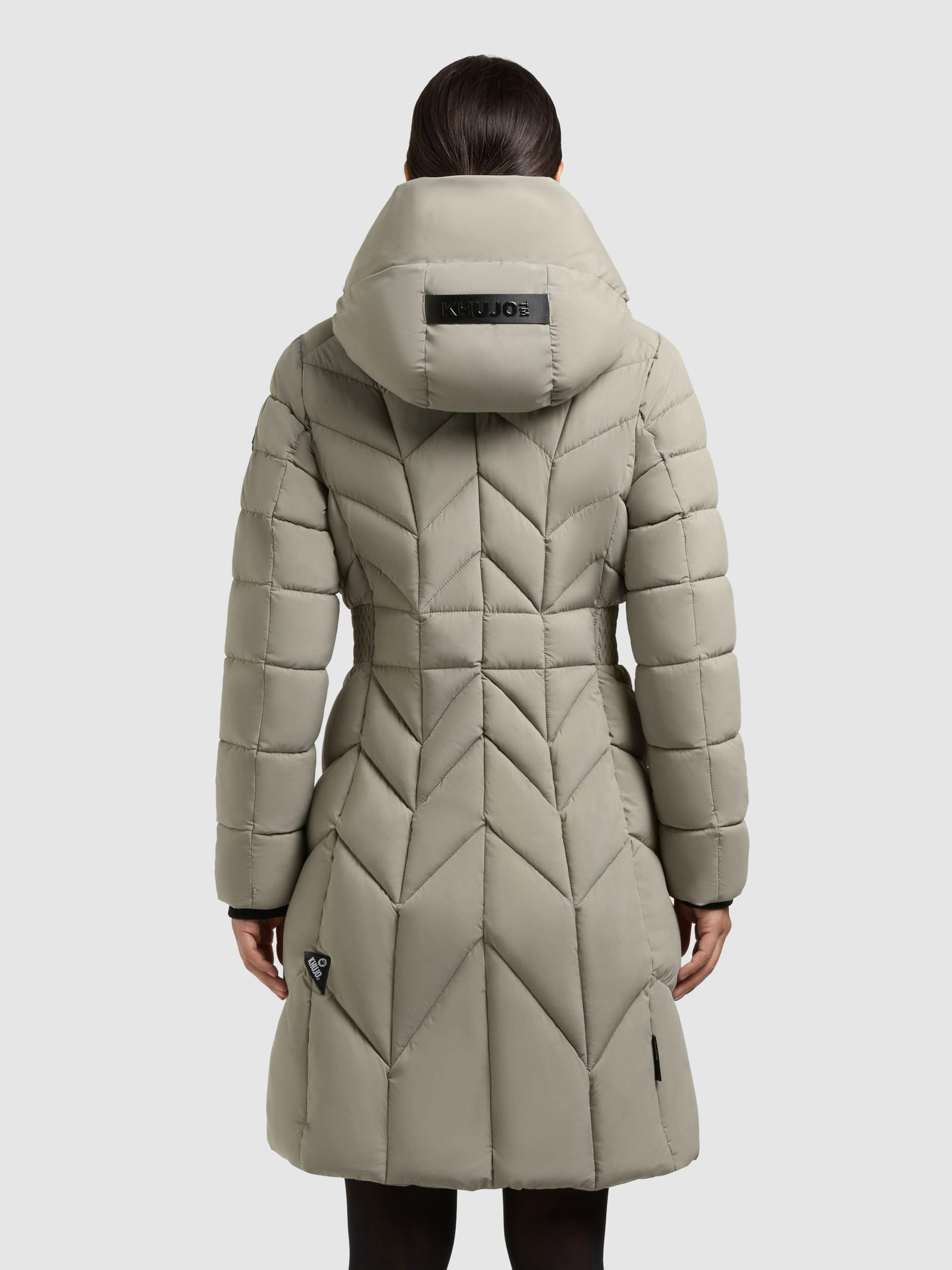 khujo Zimski plašč 'Laio' svetlo siva