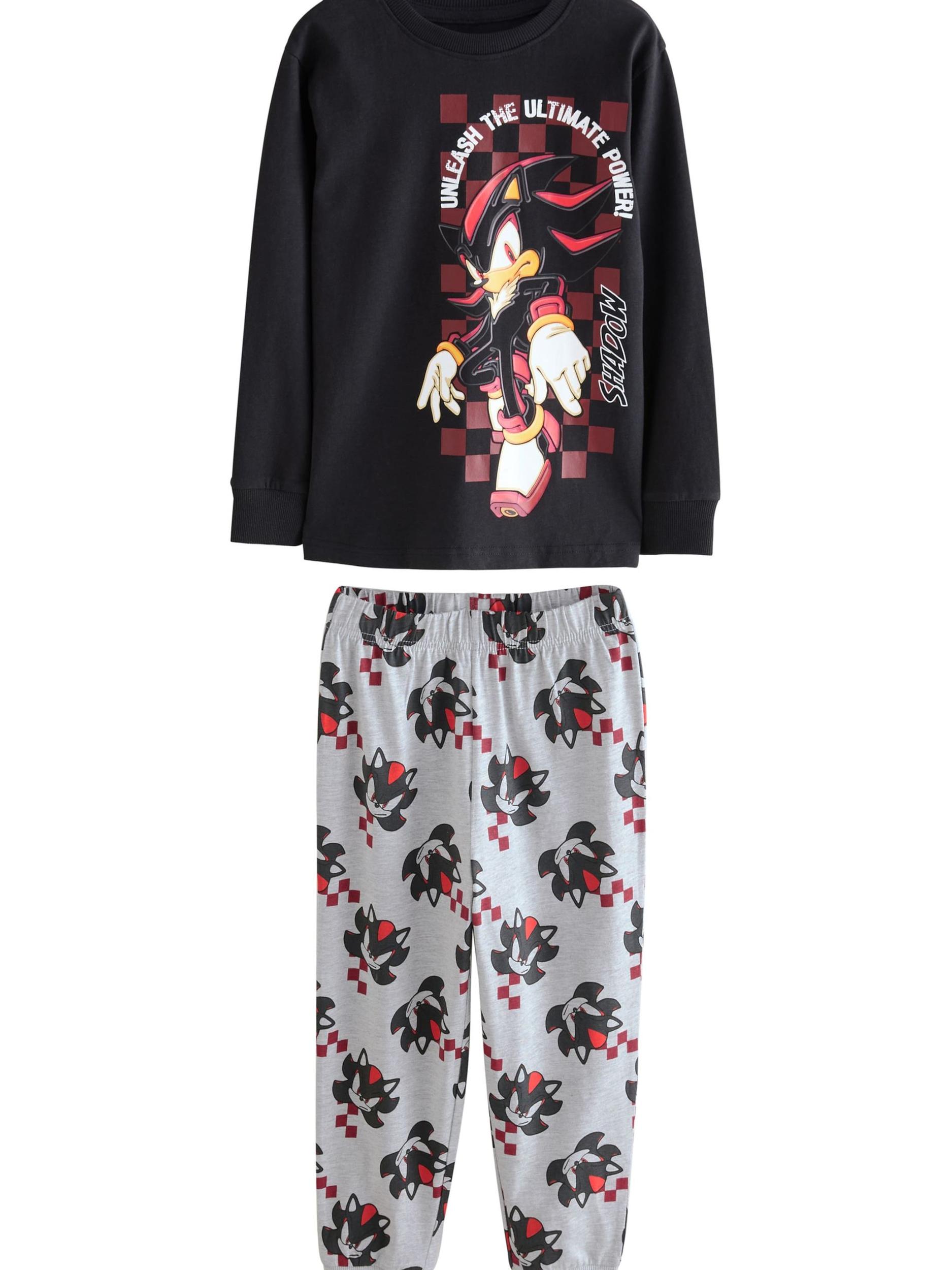 Next Pižama modra / rdeča / burgund / črna