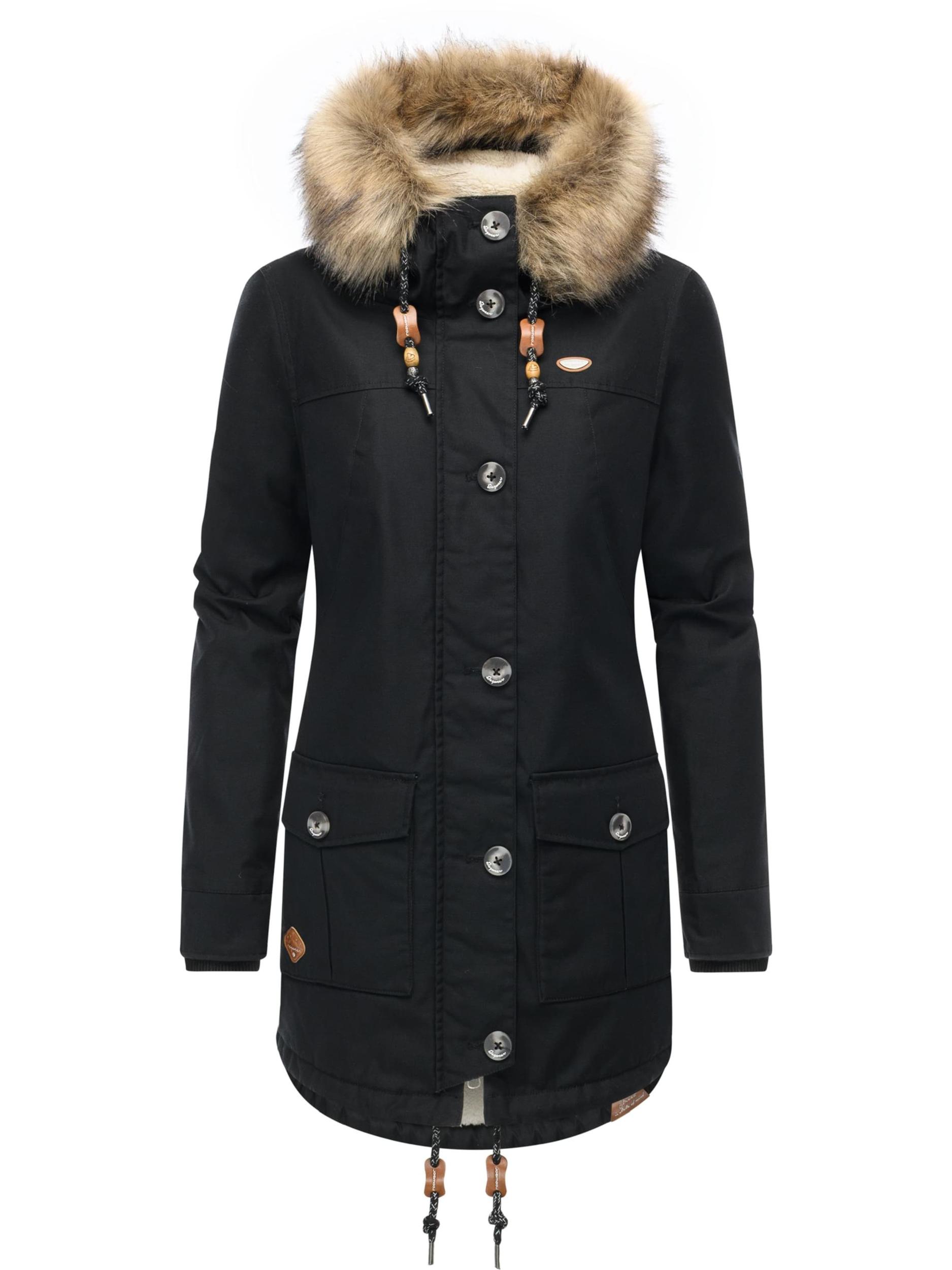 Ragwear Zimska jakna 'YOUMODO' črna