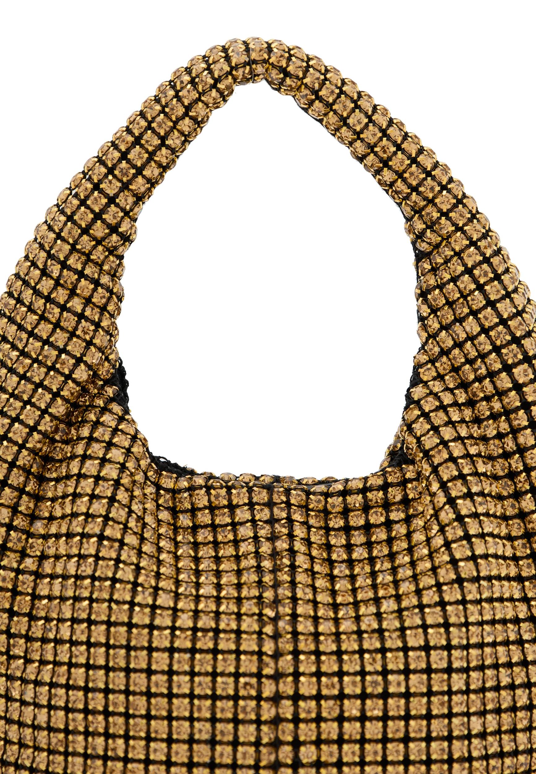 faina Ročna torbica zlata / črna