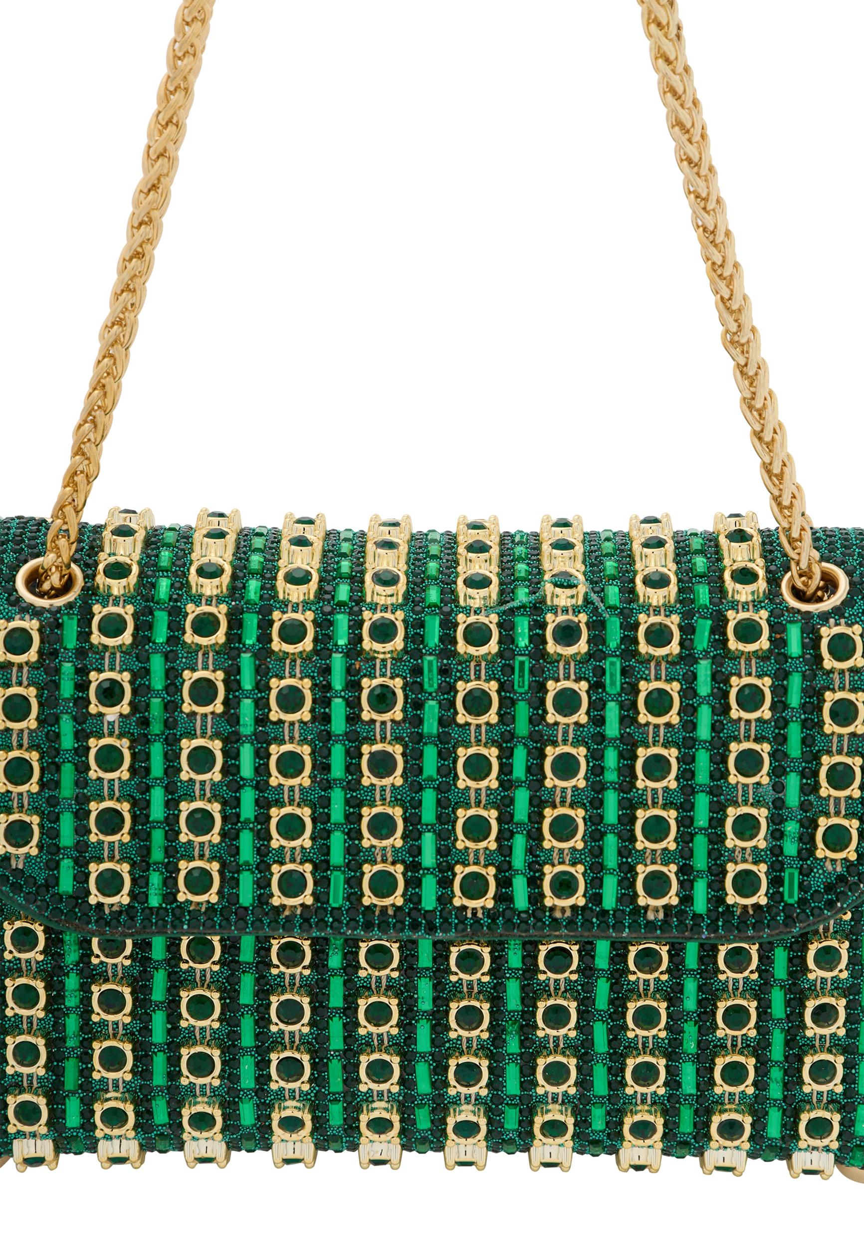 faina Pisemska torbica zlata / zelena