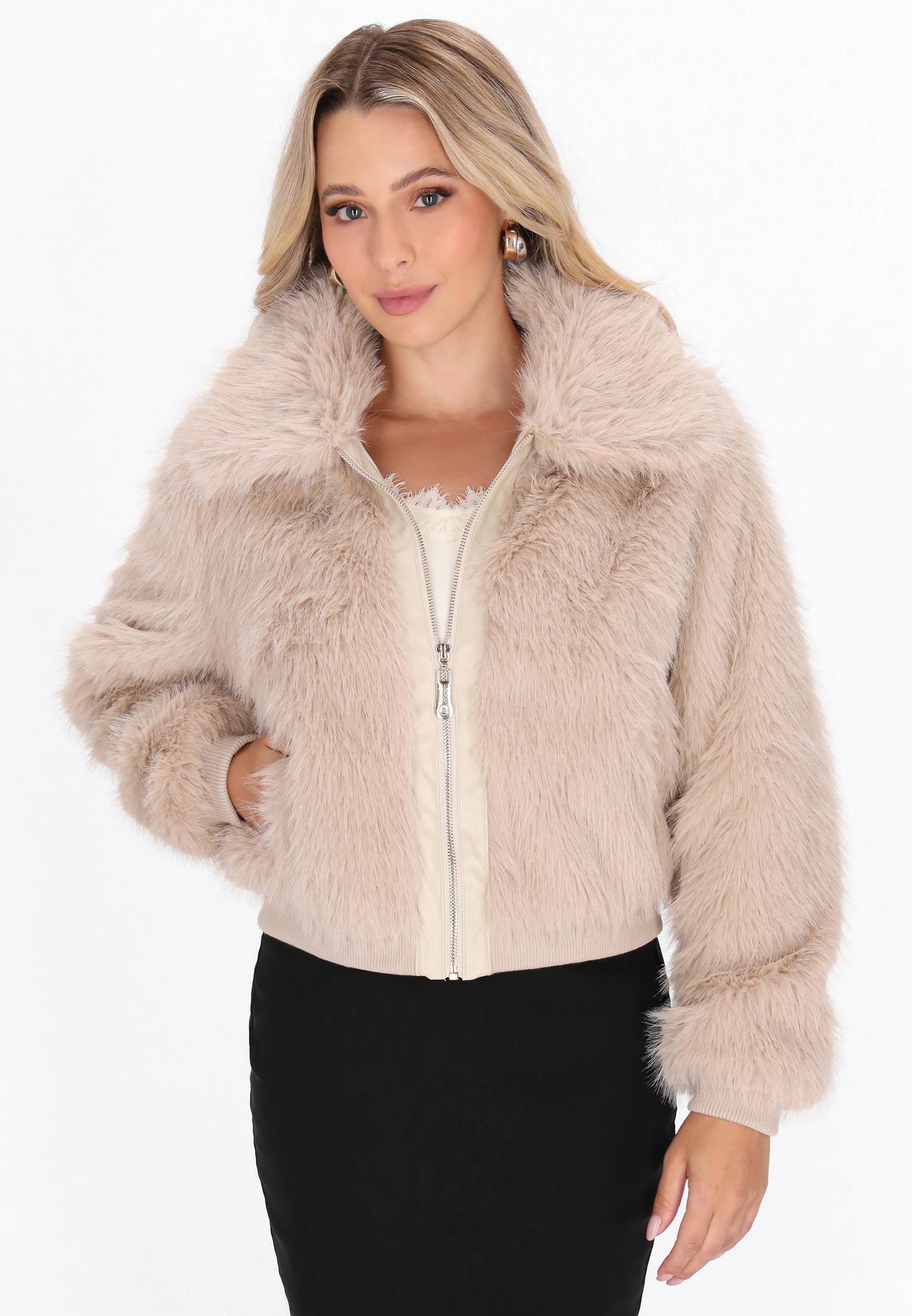 faina Prehodna jakna bež