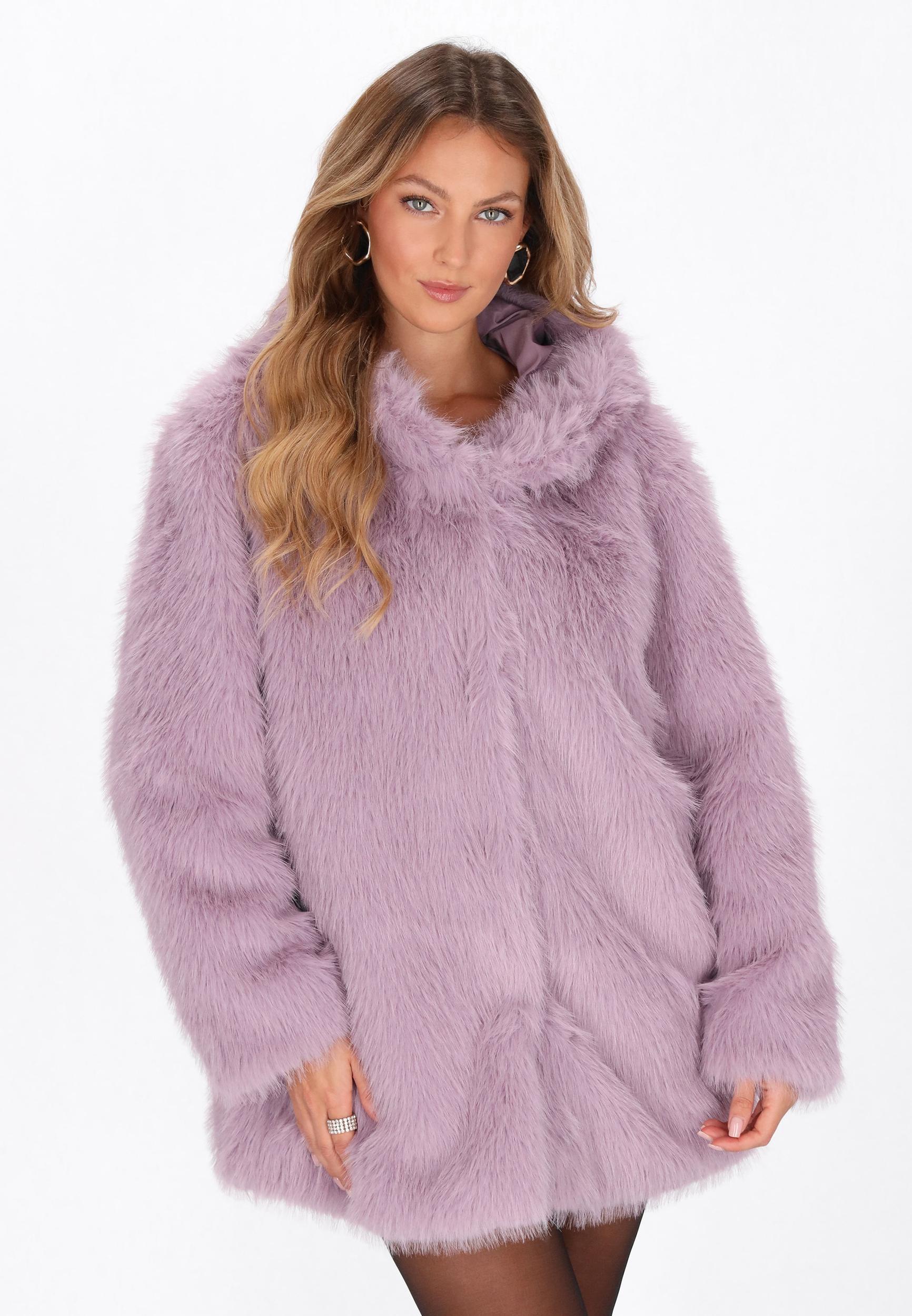 faina Zimski plašč lila